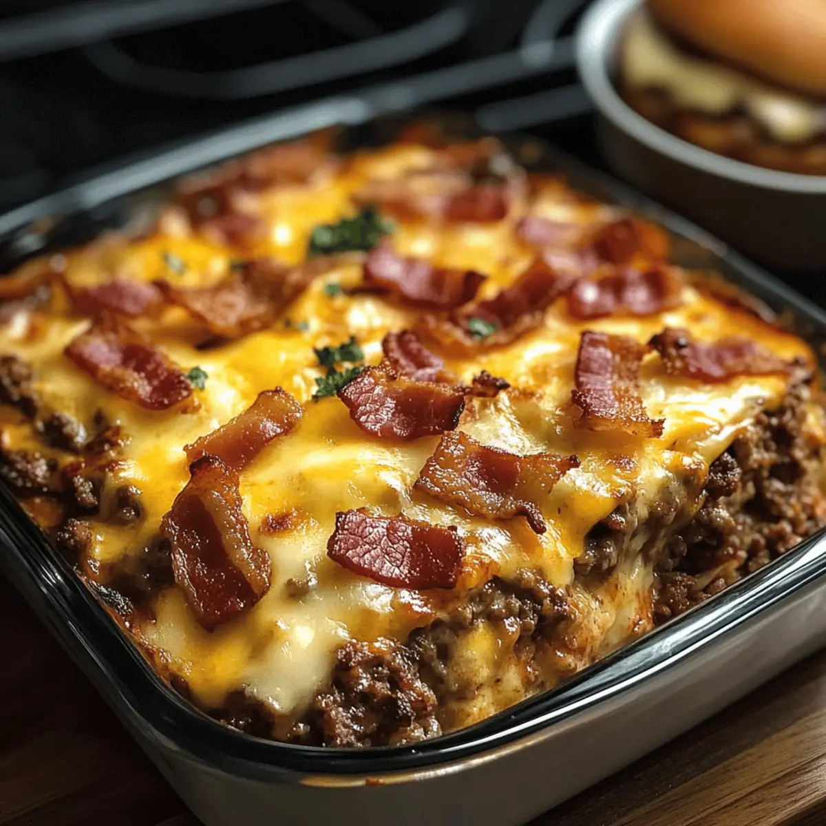 Bacon-Cheeseburger-Auflauf: Lecker und Low-Carb