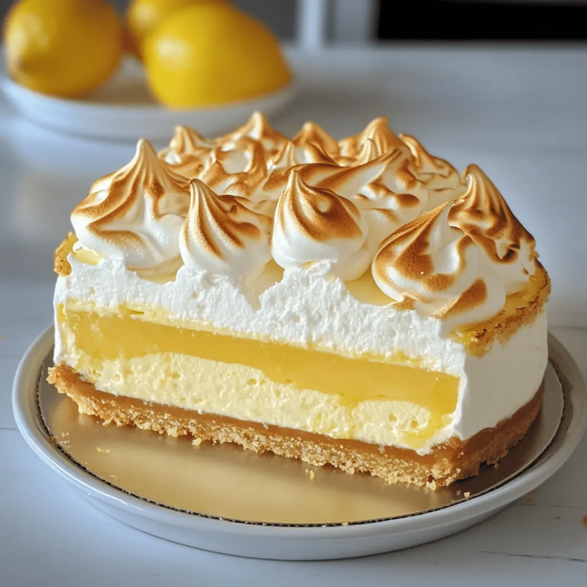 Zitronen-Baiser-Käsekuchen für den perfekten Genuss