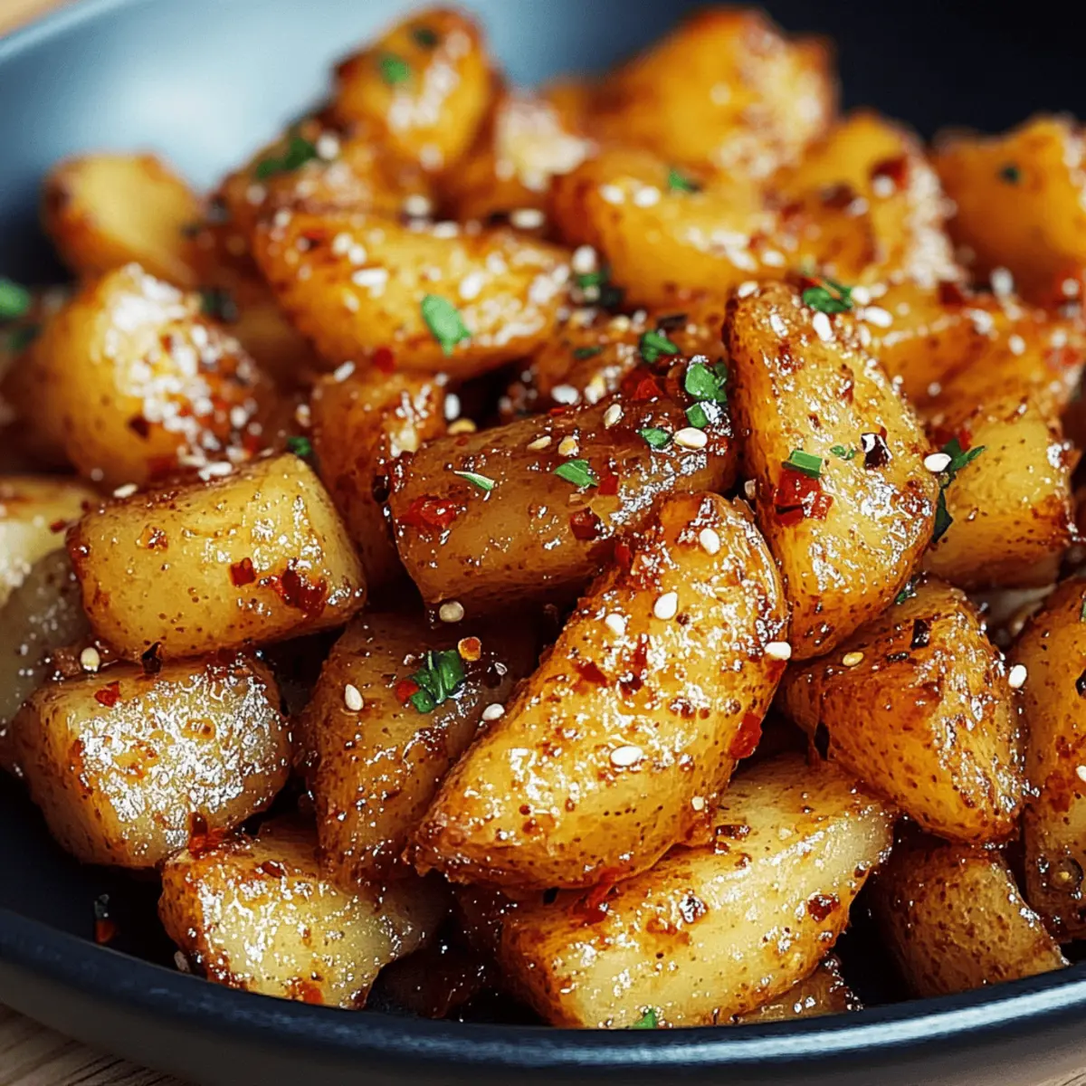 Knusprige Honig-Chili-Kartoffeln für jeden Anlass