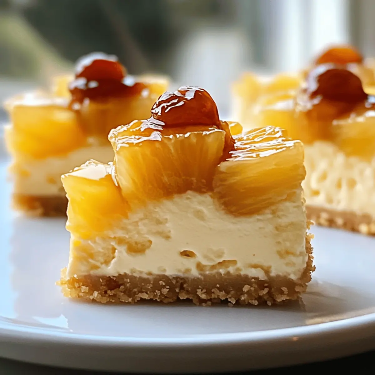 Mini Ananas-Upside-Down-Käsekuchen im Handumdrehen