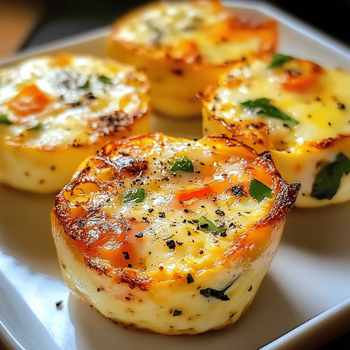 Hüttenkäse Eier Bissen für einen kraftvollen Start