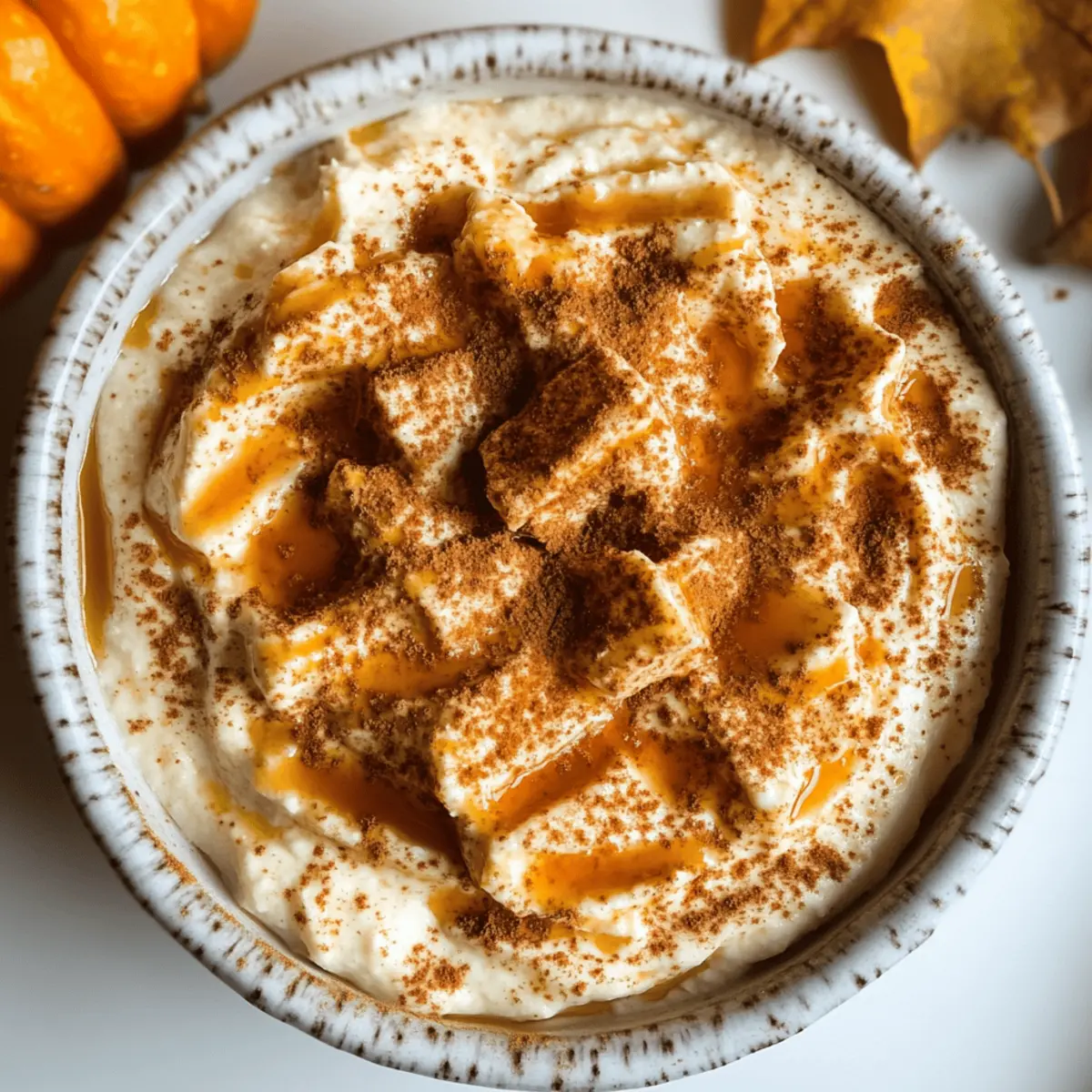 Kürbis Käsekuchen Dip für gemütliche Abende