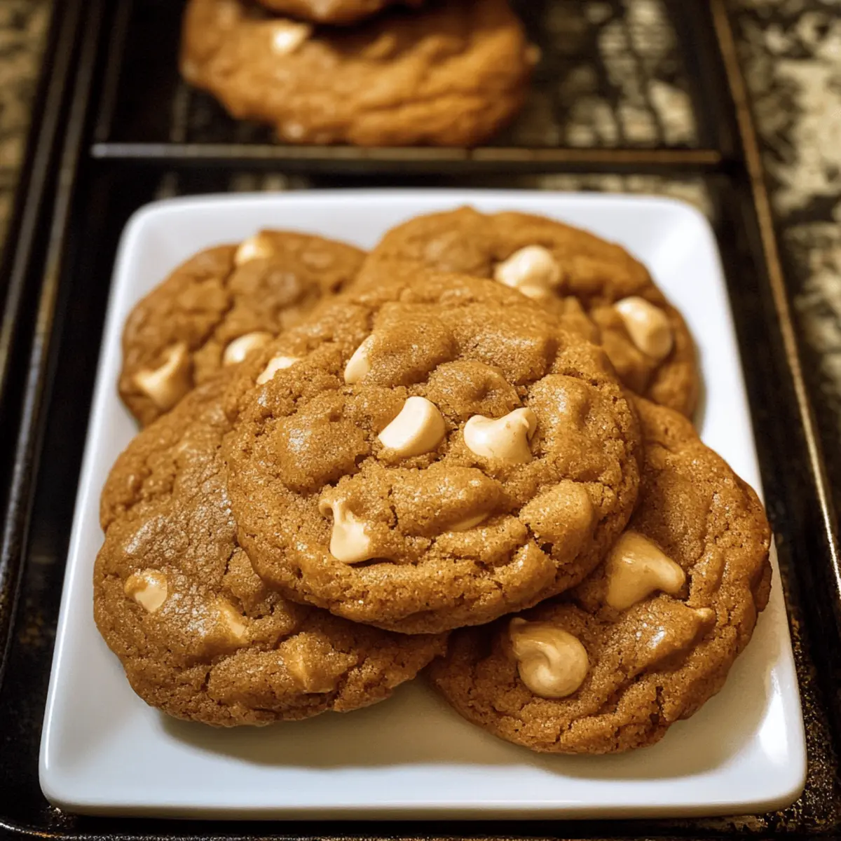 Kürbis Weißschokolade Chip Plätzchen perfekt für den Herbst