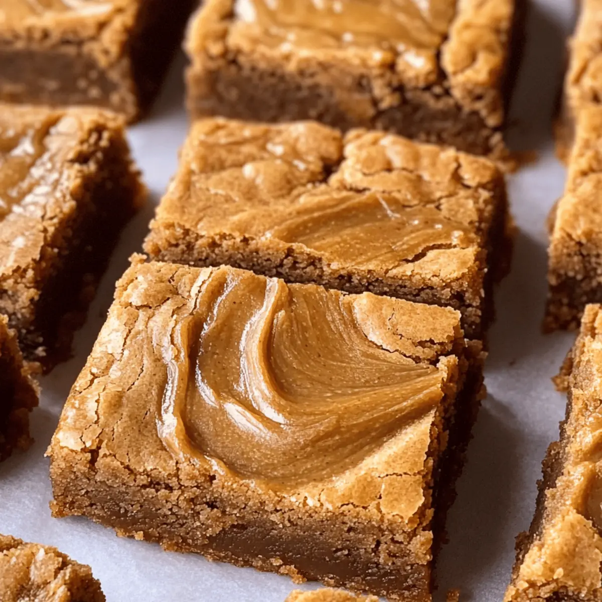 Ein-Schüssel Biscoff Keksbutter Blondies in 30 Minuten