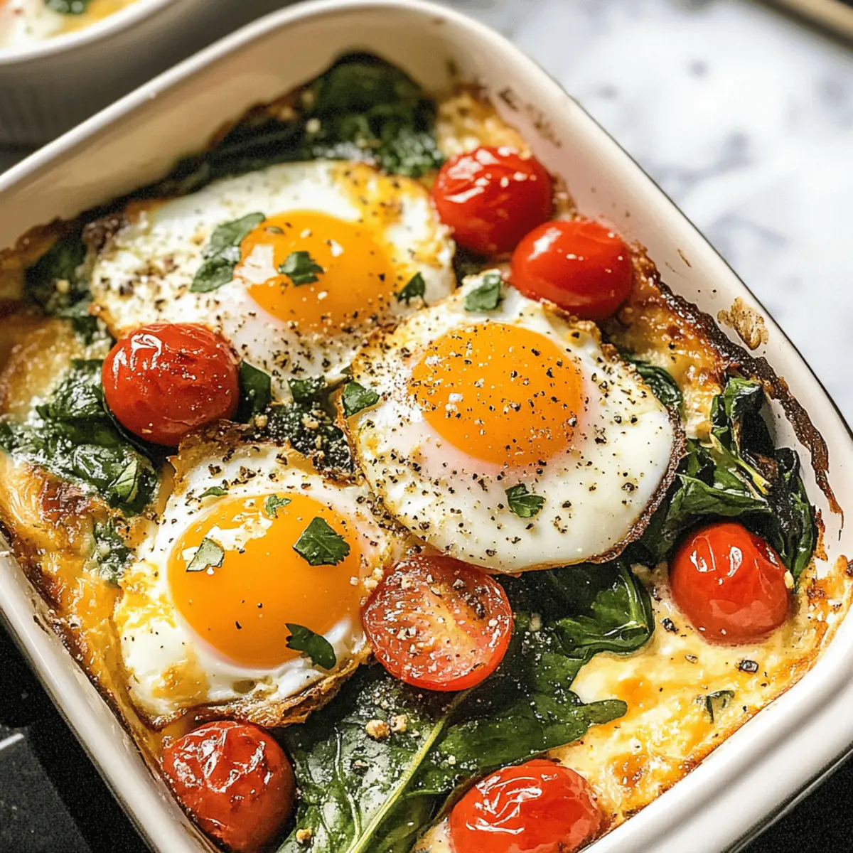 Überbackene Feta-Eier Rezept für ein gesundes Frühstück