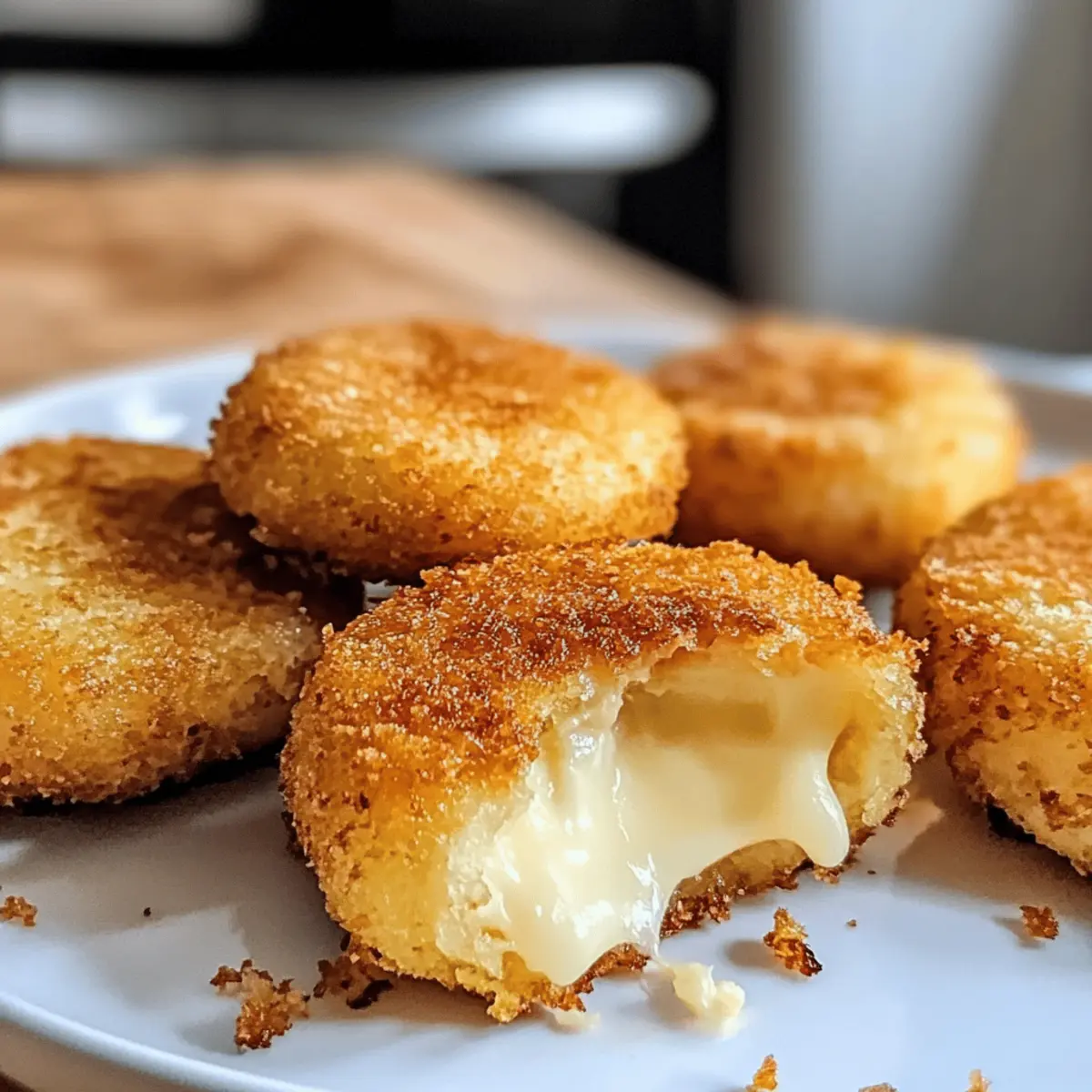 Heißluftfritteuse gebackener Babybel Käse Rezept