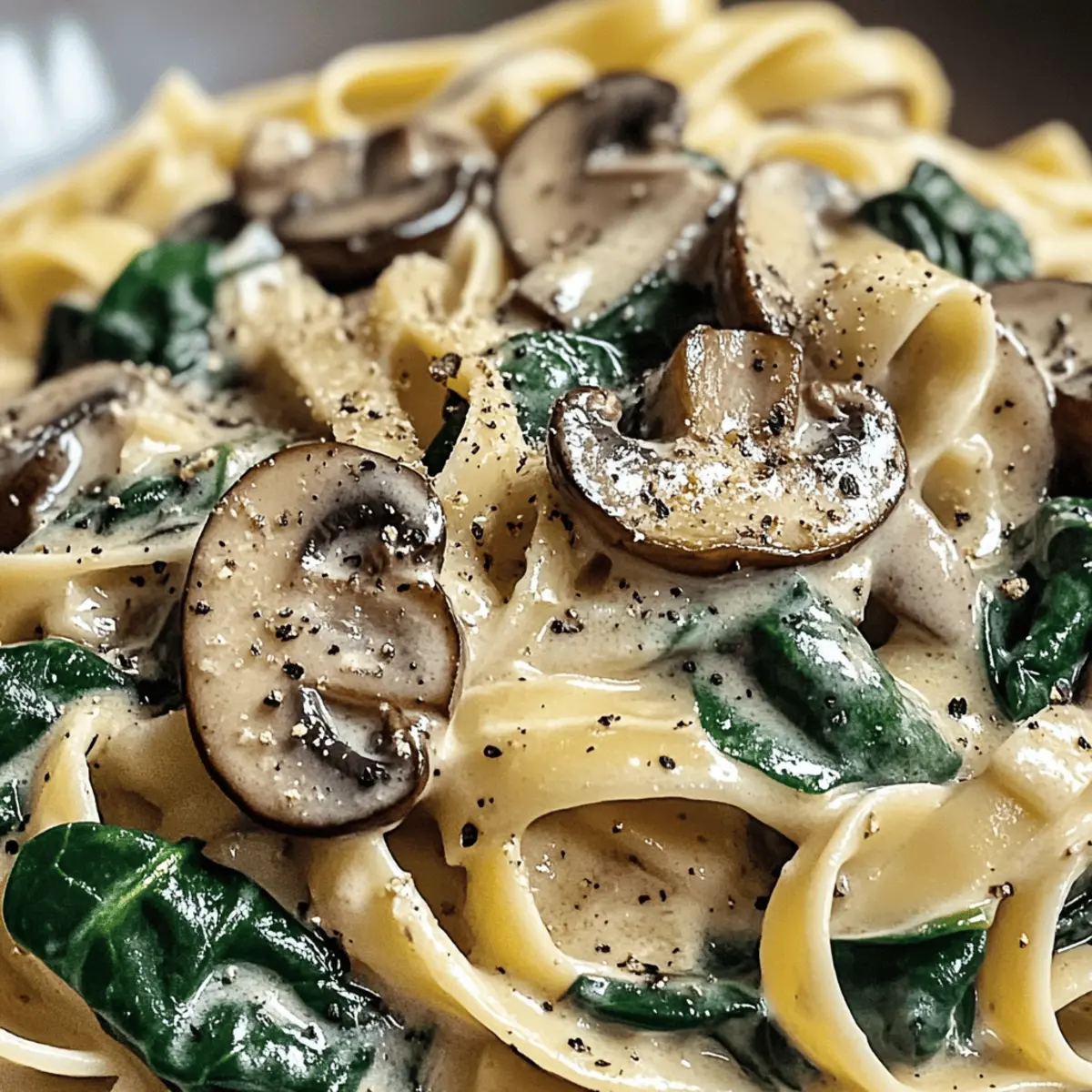 Spinat Pilz Pasta – Schnelles und cremiges Rezept