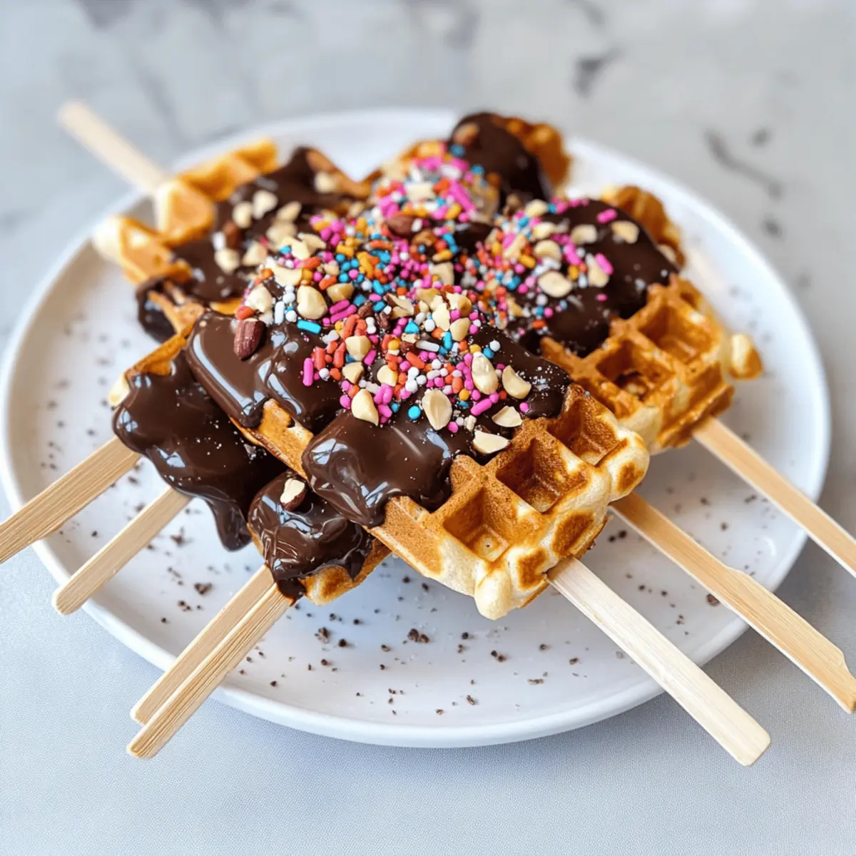 Waffel Lollies einfach selber machen für jede Party