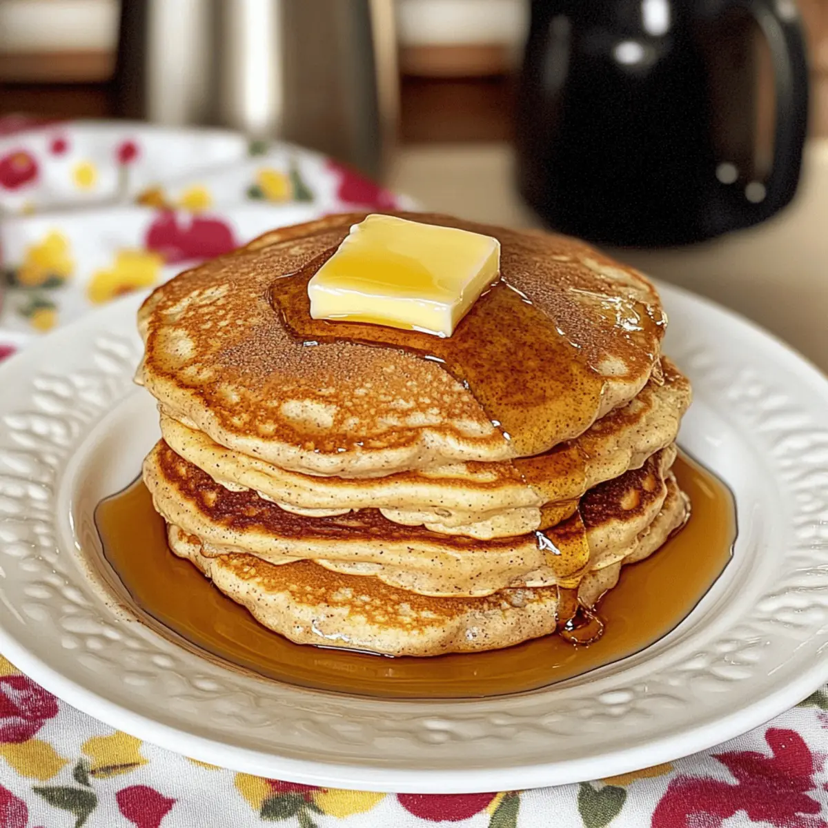 Vanille Zimt Buttermilch Pfannkuchen für dein Frühstück