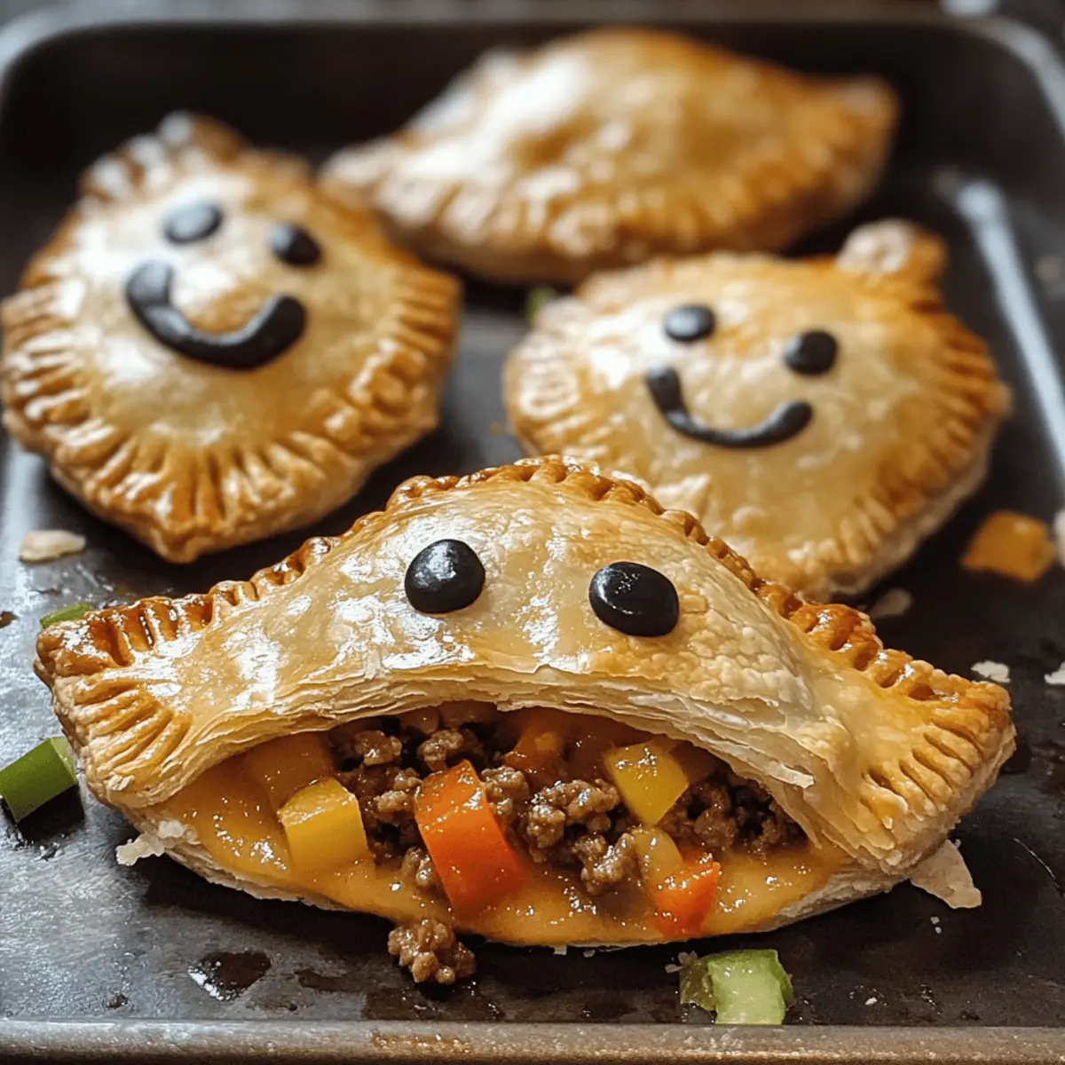 Gespenstische Taco-Handpasteten: Kreative Halloween-Leckerei