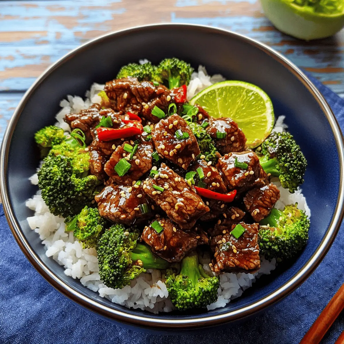 Schnelles Teriyaki-Rindfleisch und Brokkoli Rezept