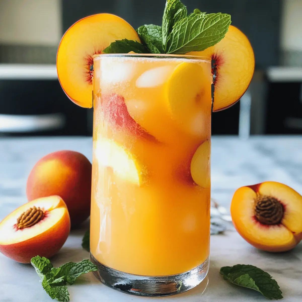 Pfirsich-Limonade: Erfrischend und einfach selbstgemacht