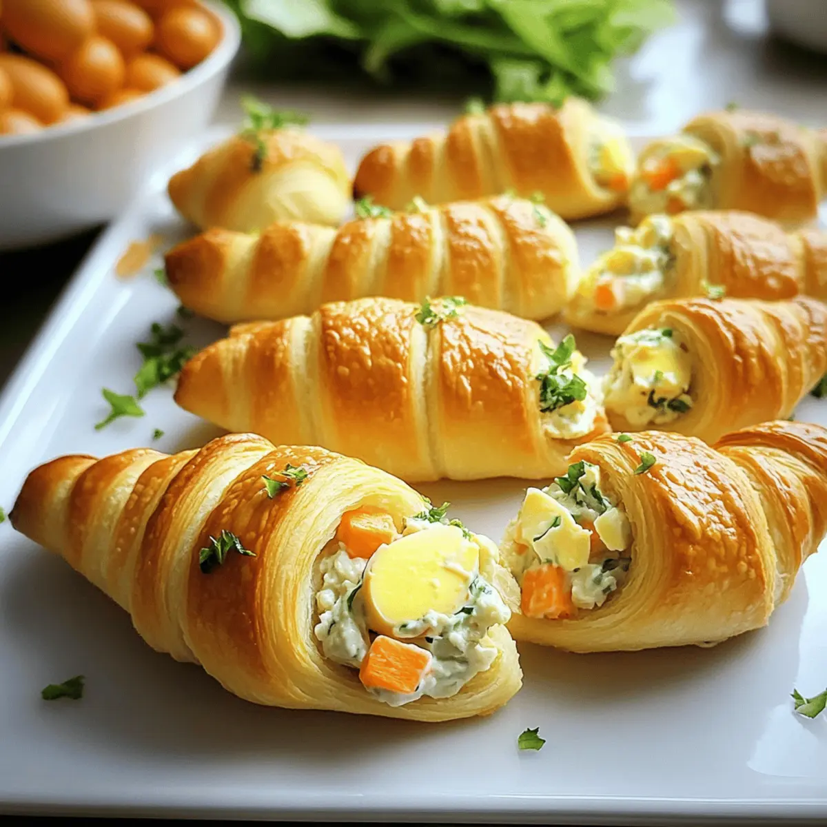 Gefüllte Croissant-Rüben für fröhliche Frühlingsfeste