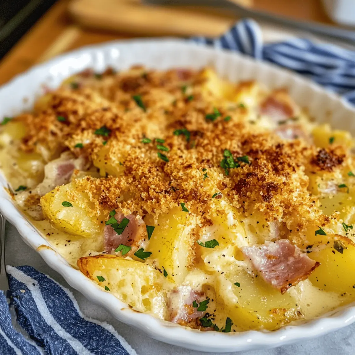 Carbonara Kartoffelauflauf für die ganze Familie