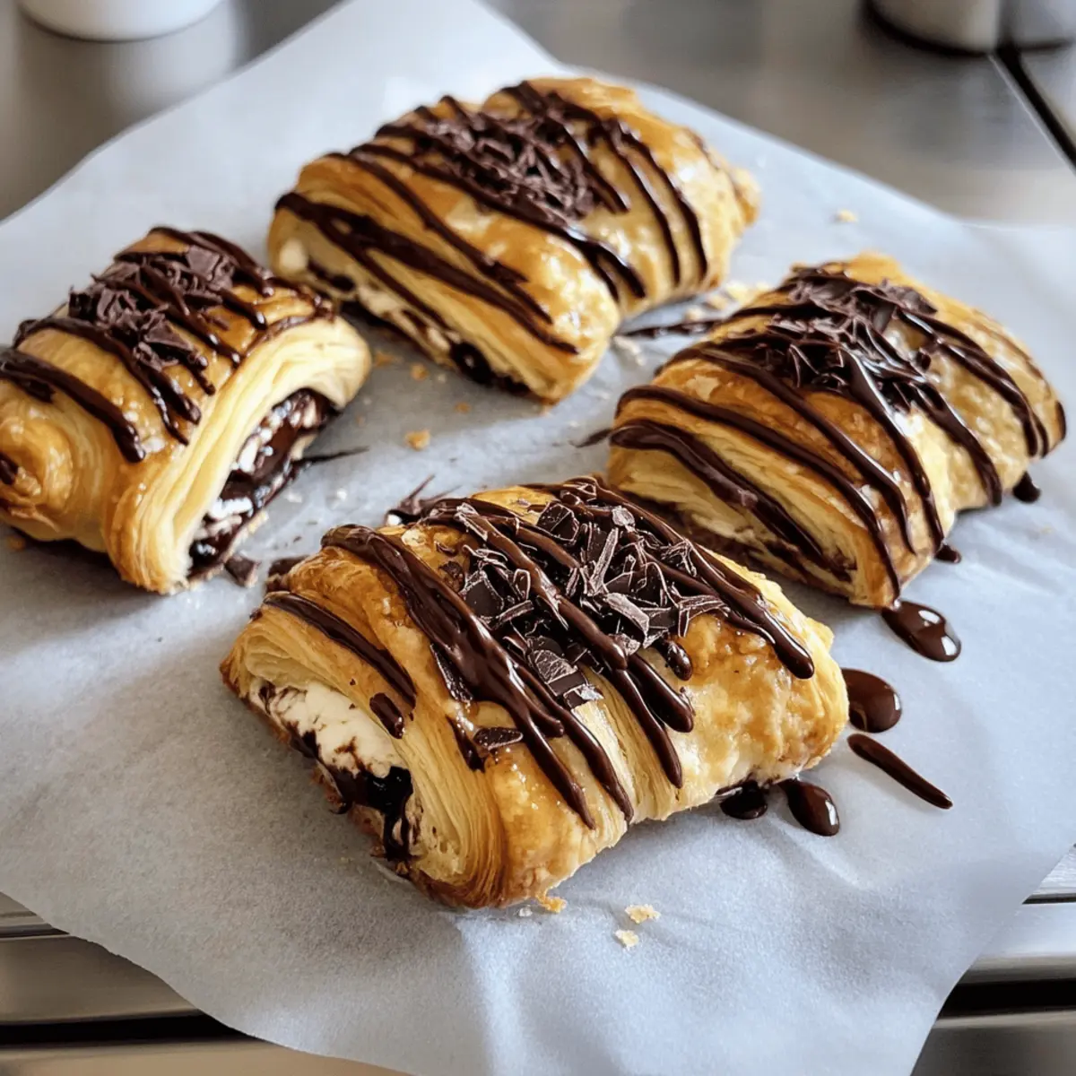 Schokoladen-Frischkäse-Dänisch für ein perfektes Frühstück
