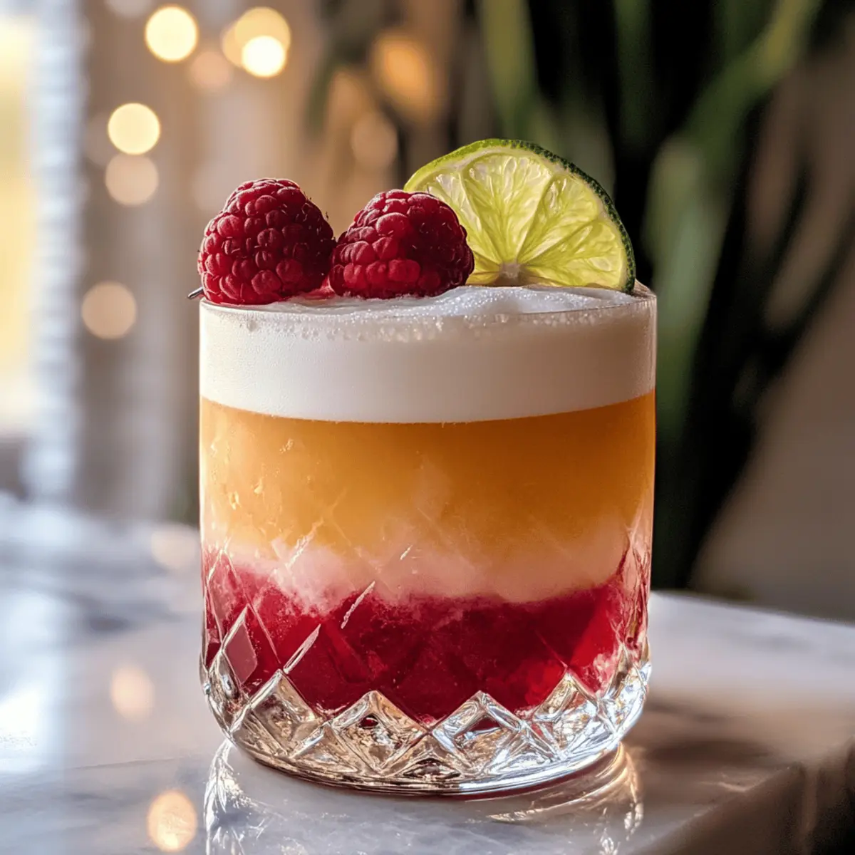 Himbeer-Physalis-Tequila-Sauer: Tropenfrucht im Glas