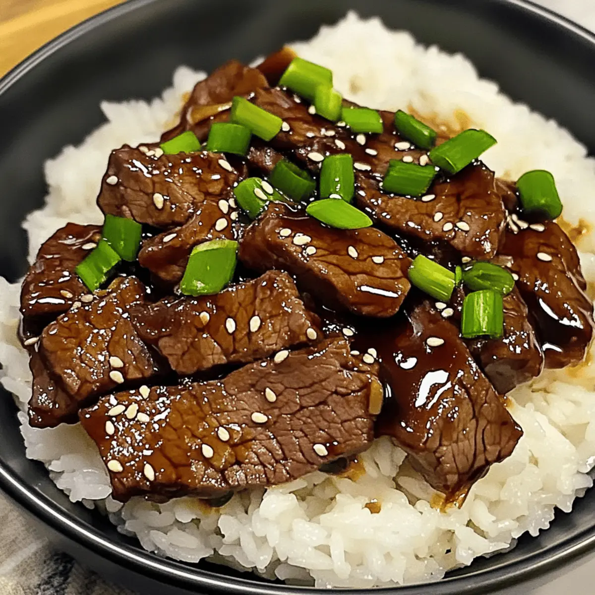 Einfache Rindfleisch-Teriyaki für schnelle Abendessen