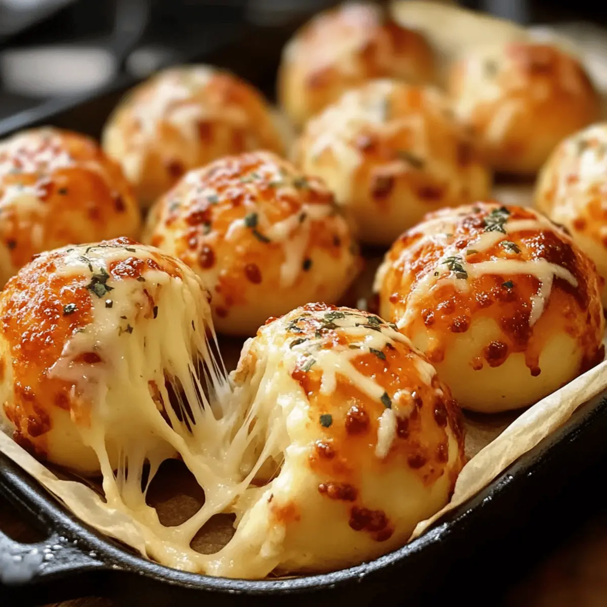 Leckere Pizza Bällchen für jeden Genießer