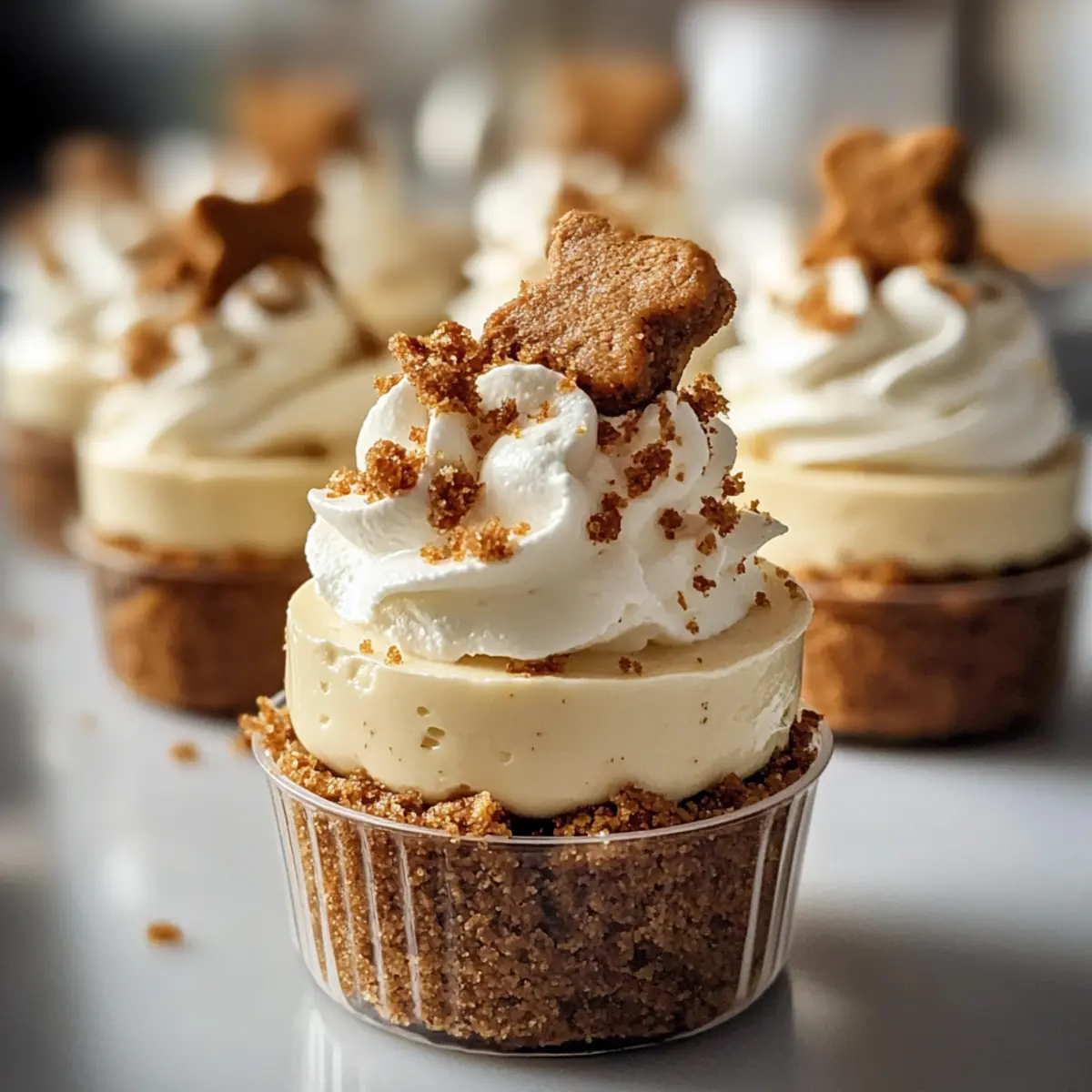Lebkuchen-Käsekuchen-Tassen ganz ohne Backen