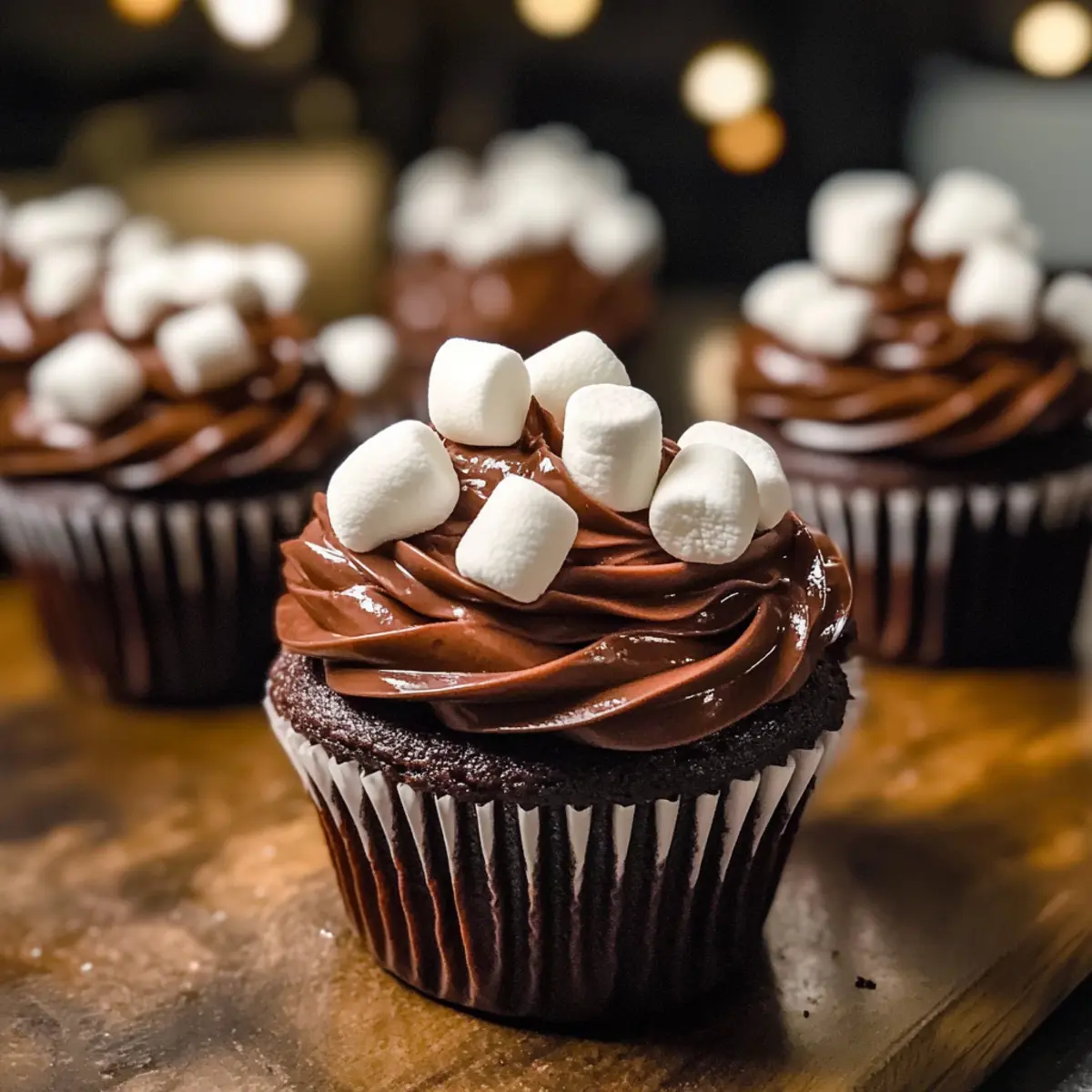 Heiße Schokolade Cupcakes für den perfekten Wintergenuss