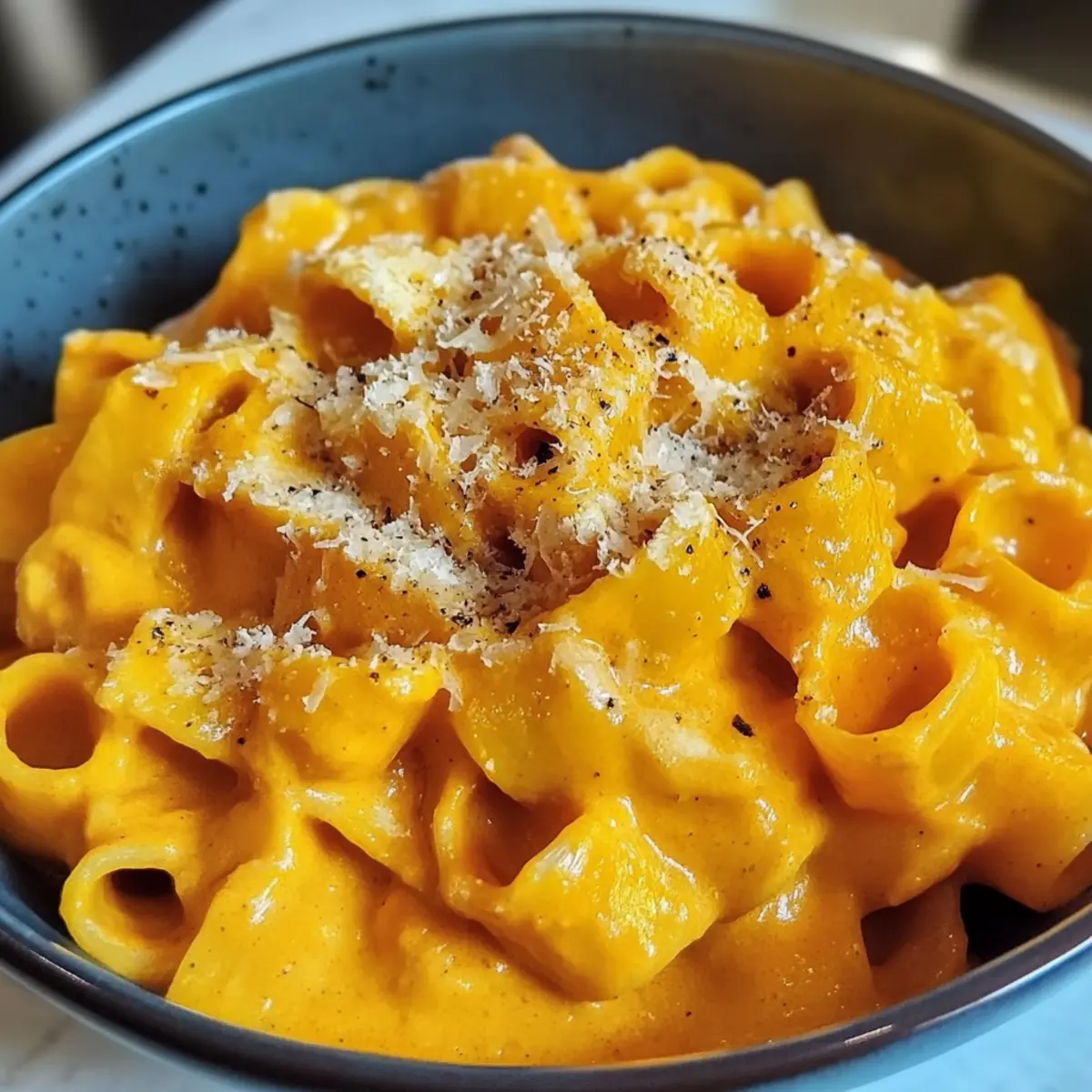 Kürbis Pasta mit Parmesan – Cremig und Einfach
