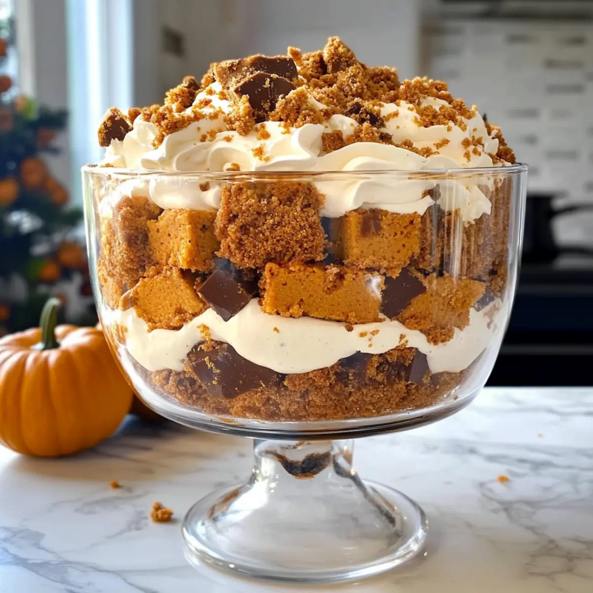 Kürbis-Toffee-Crunch-Trifle für jeden Anlass