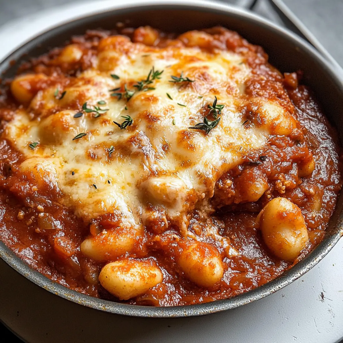 Herdplatte Gnocchi Lasagne für schnelles Familienessen