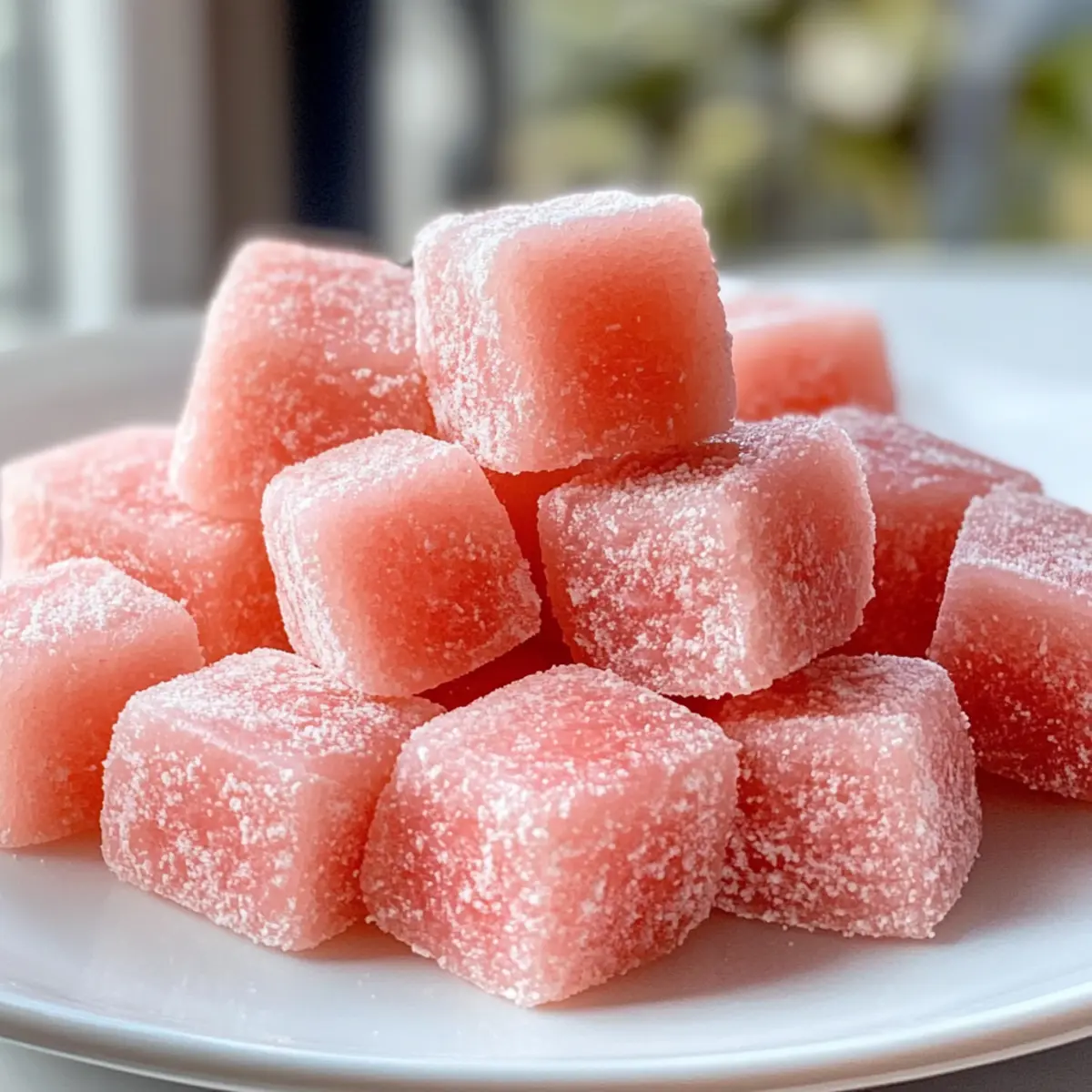 Wassermelonen-Mochi: Frisch, glutenfrei und vegan