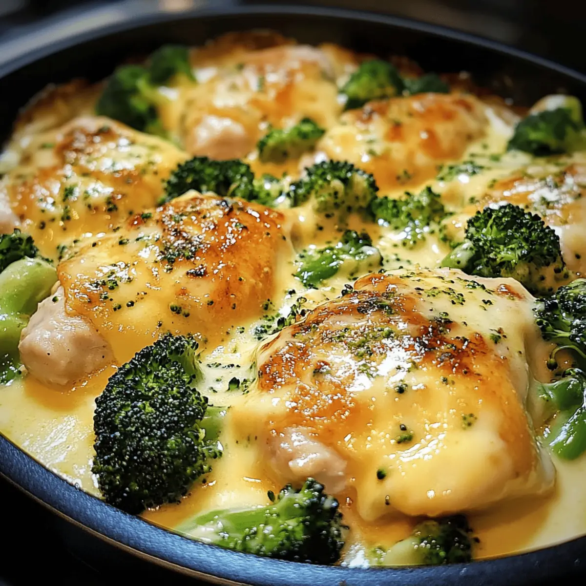 Brokkoli-Hähnchenfilets mit cremiger Käsesauce