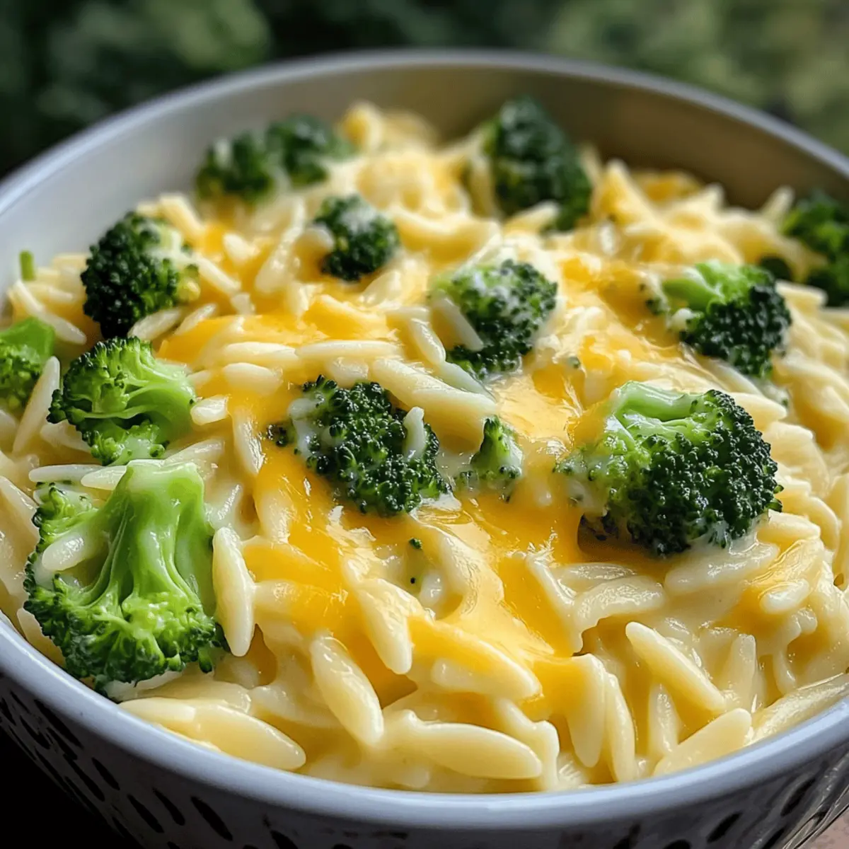 Ein-Topf Brokkoli Käse Orzo für schnelles Wohlfühlessen