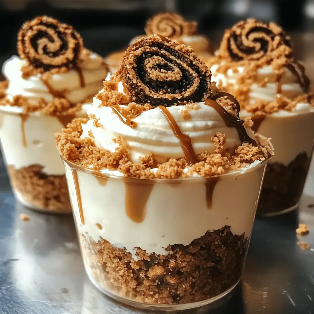 Keksebutter Käsekuchen Becher ganz einfach zubereiten