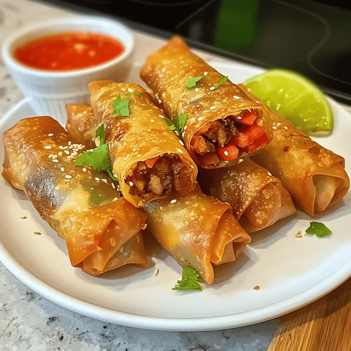 Crispy Frühlingsrollen Airfryer - Knuspriger Genuss Zuhause