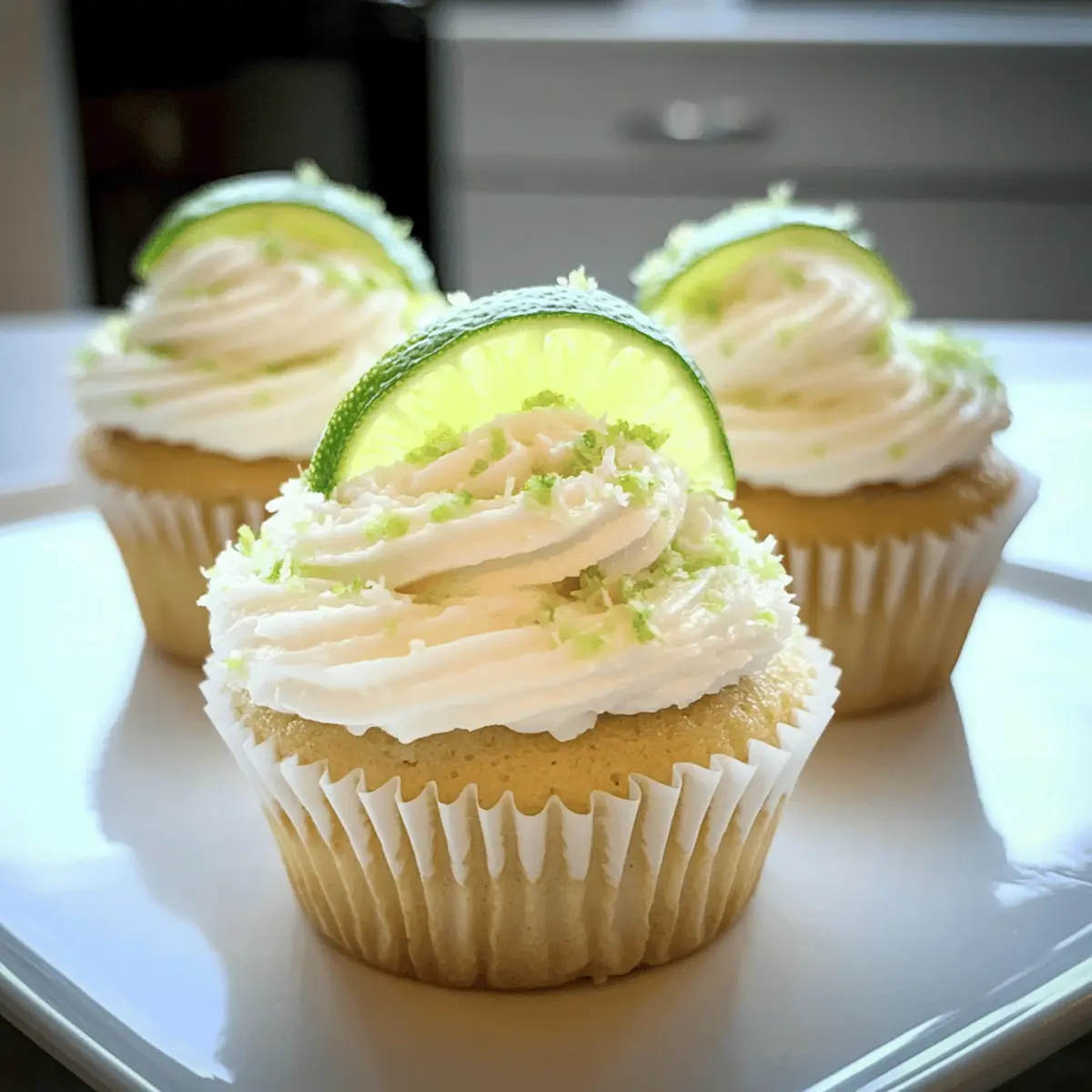 Kokosnuss-Muffins mit Limetten-Glasur zaubern Freude