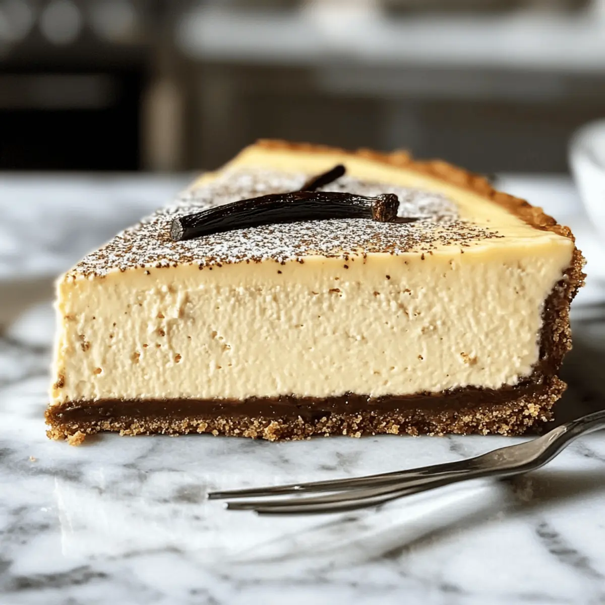 Vanillebohne braune Butter Käsekuchen genießen