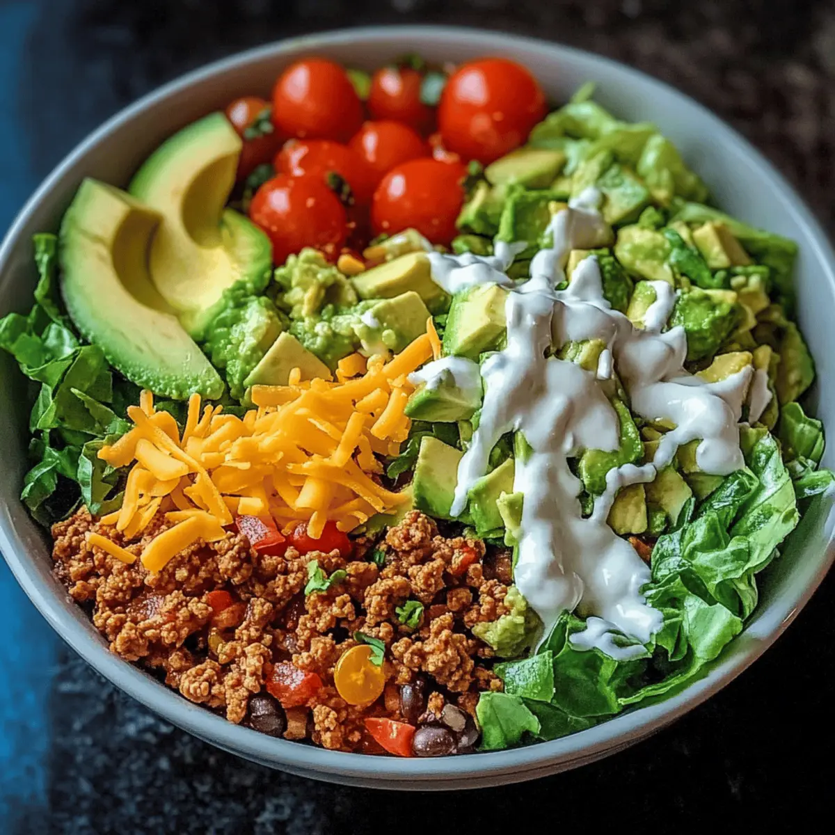 Einfache Low-Carb-Burrito-Schüssel in 25 Minuten