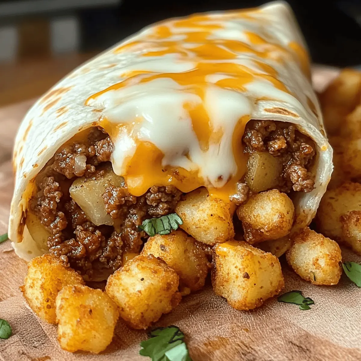 Käse Kartoffel Burritos – Comfort Food zum Verlieben