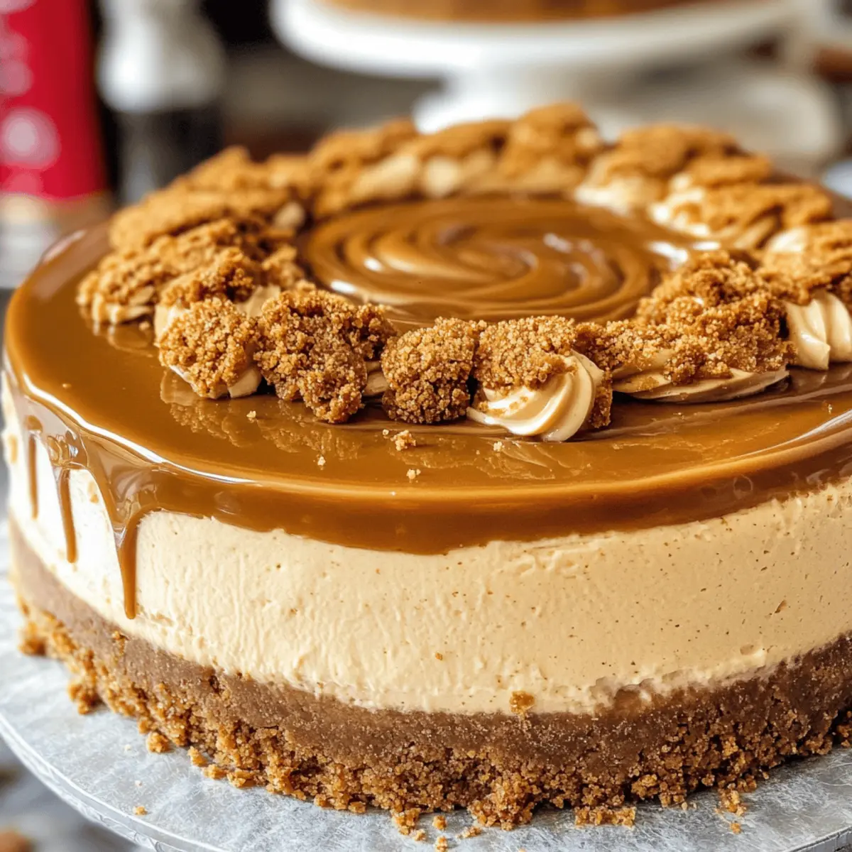 Biscoff Käsekuchen für ein cremiges Dessertvergnügen