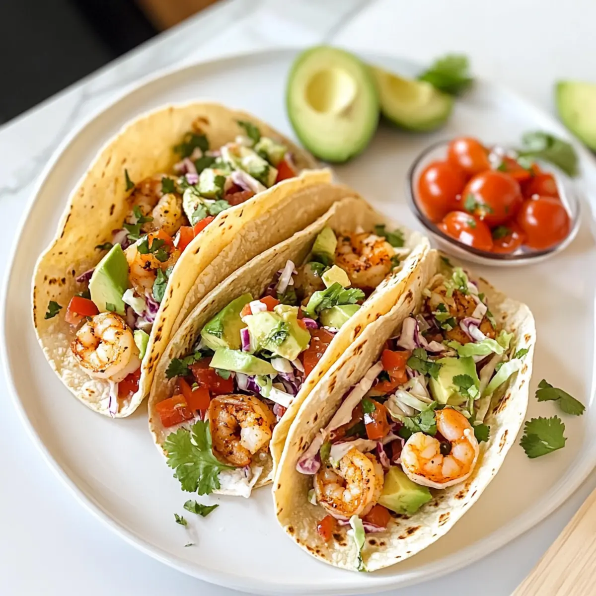 25-Minuten Garnelen-Tacos mit frischer Krautslaw