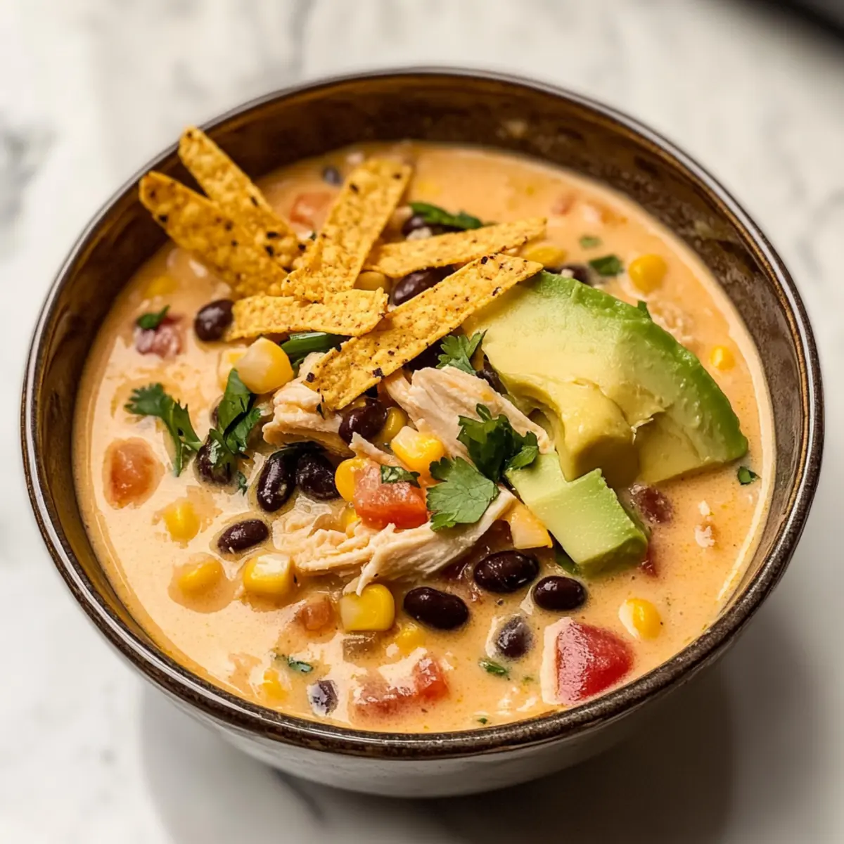 Hühnertaco-Suppe – Einfach und cremig lecker