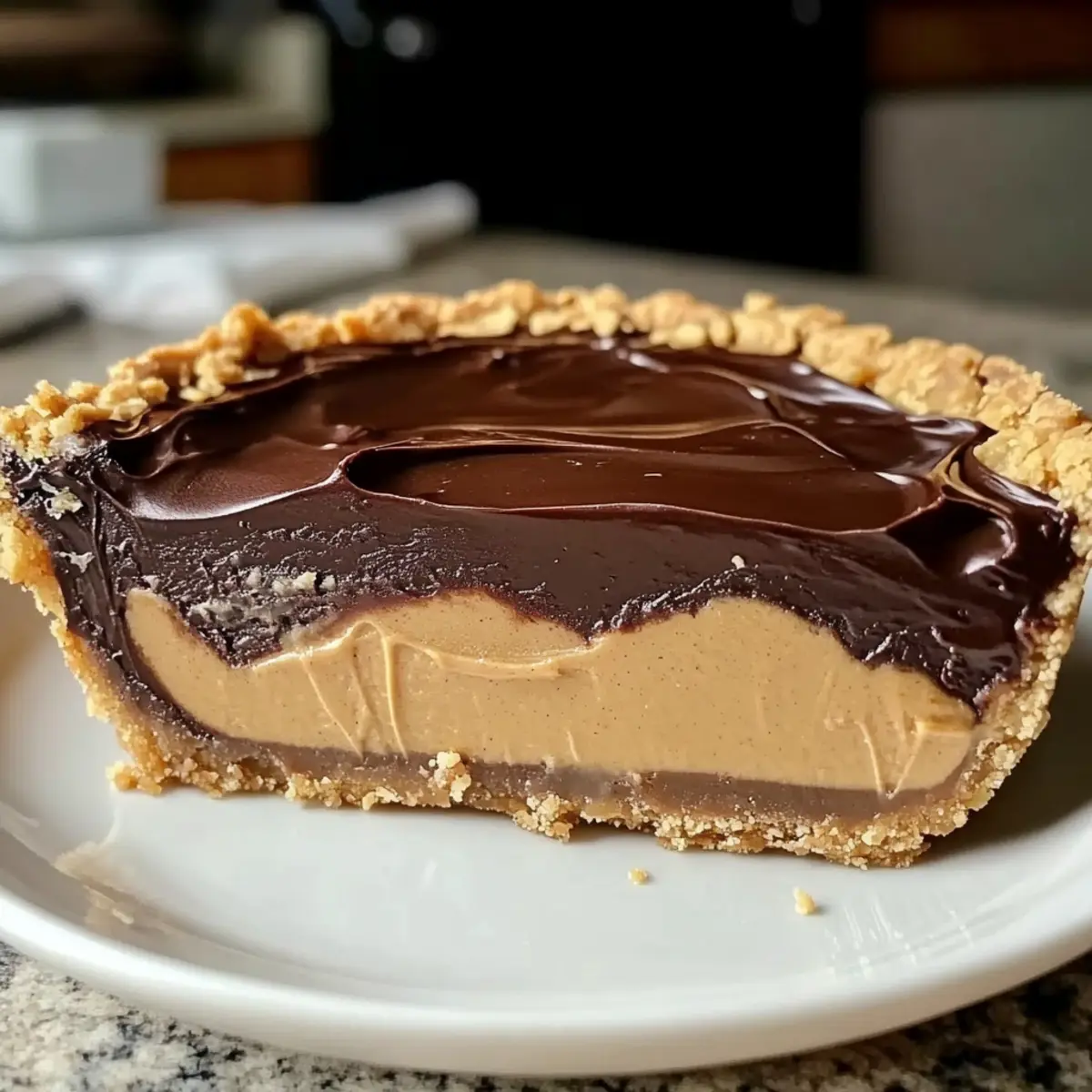 Schokoladen-Erdnussbutter-Kuchen ganz ohne Backen