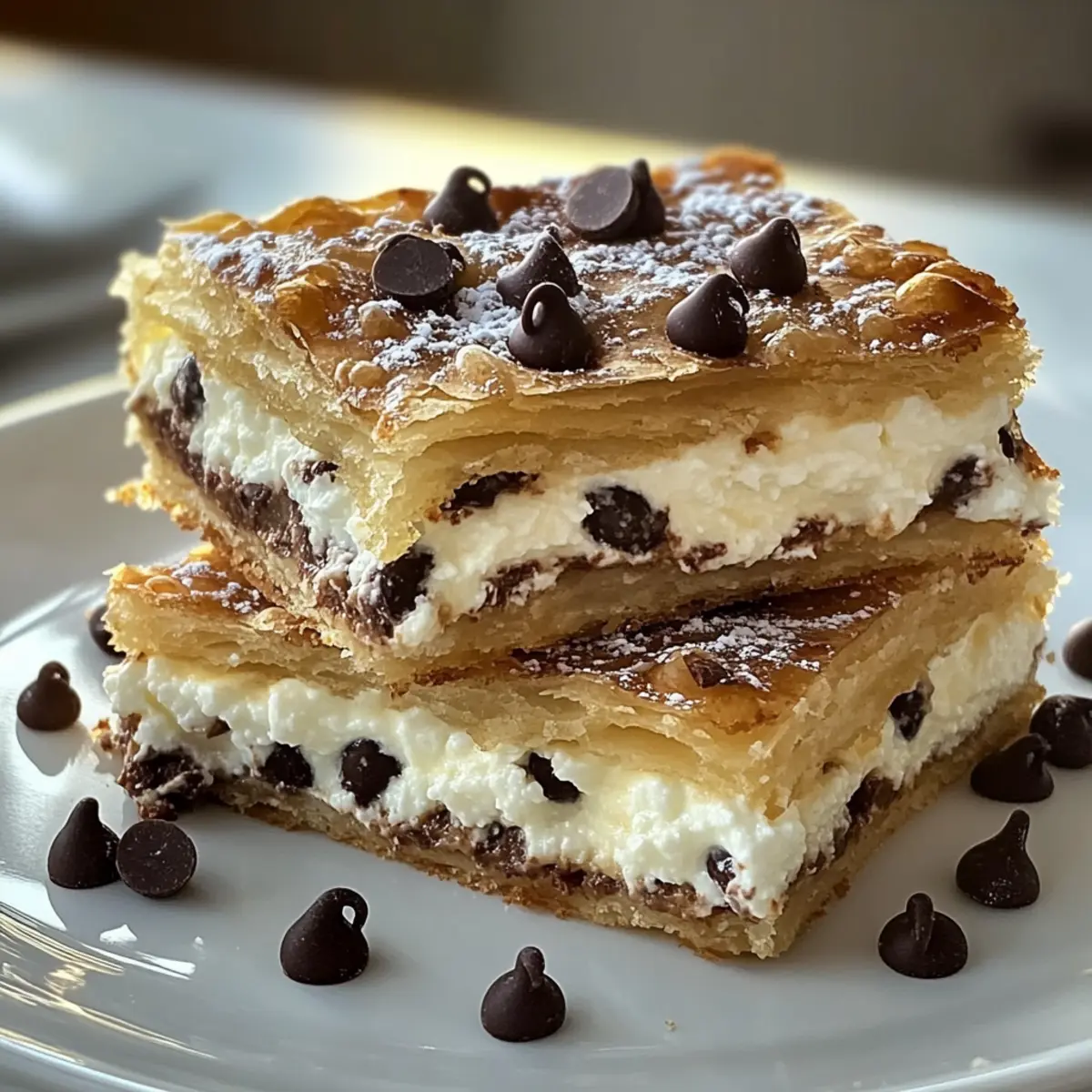 Klassische Cannoli Quadrate für den perfekten Genuss