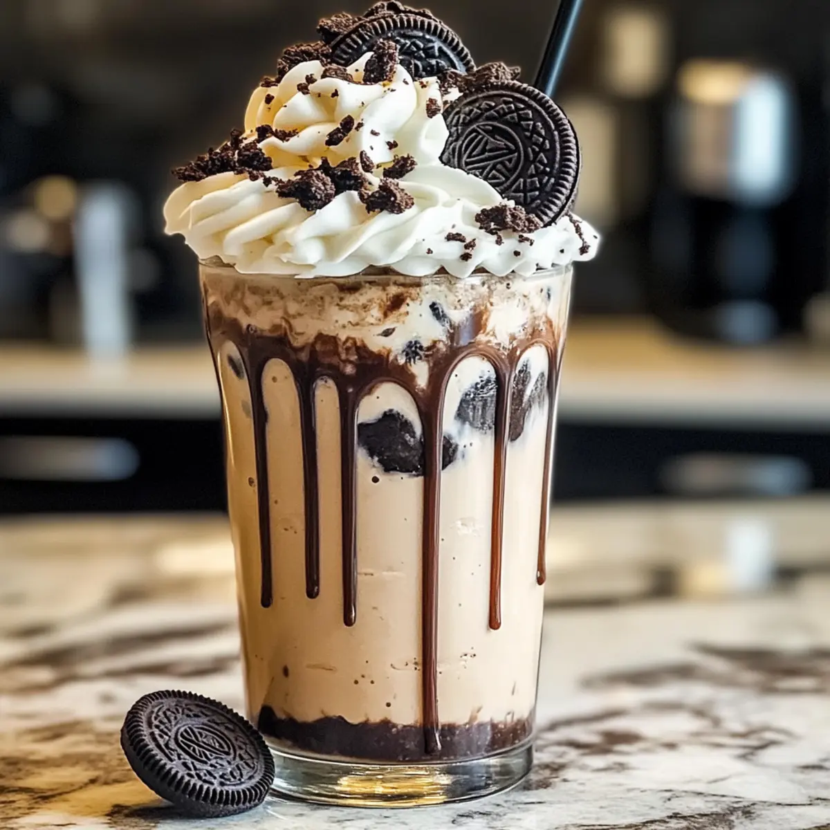 Kekse & Sahne Frappuccino für heiße Tage