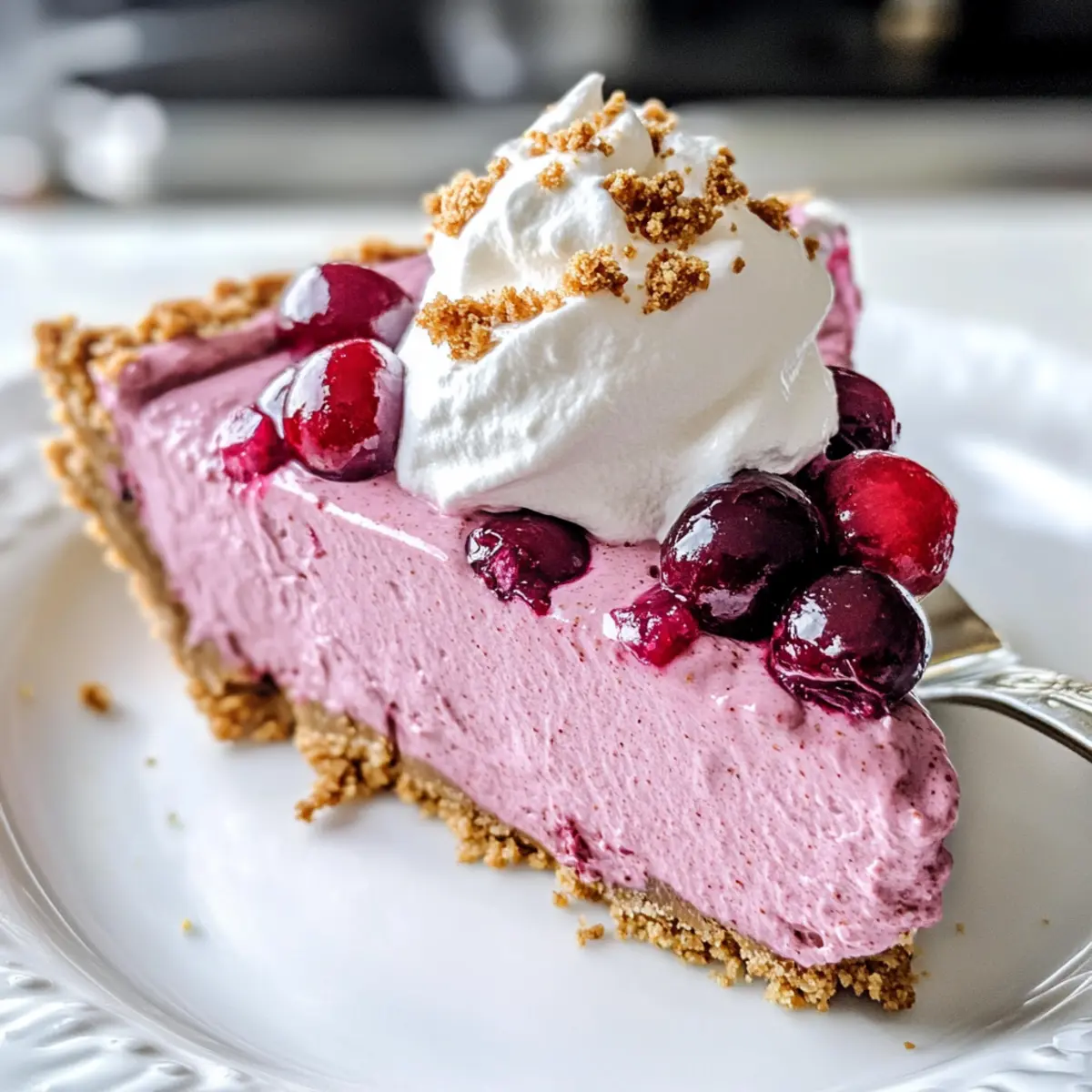 Fruchtige Cranberry-Mousse-Torte ohne Backen