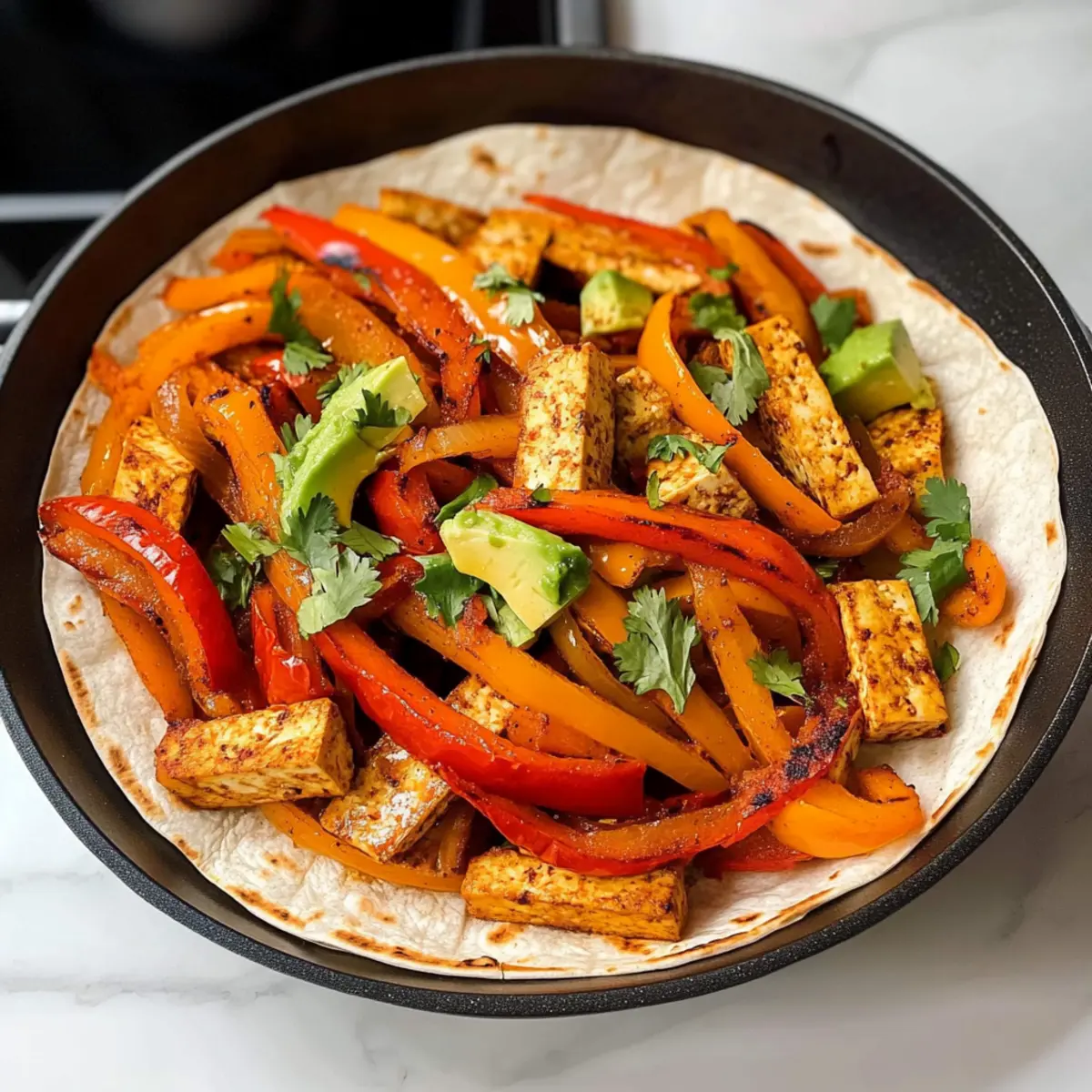 Einfache Tofu-Fajitas für jeden Abend