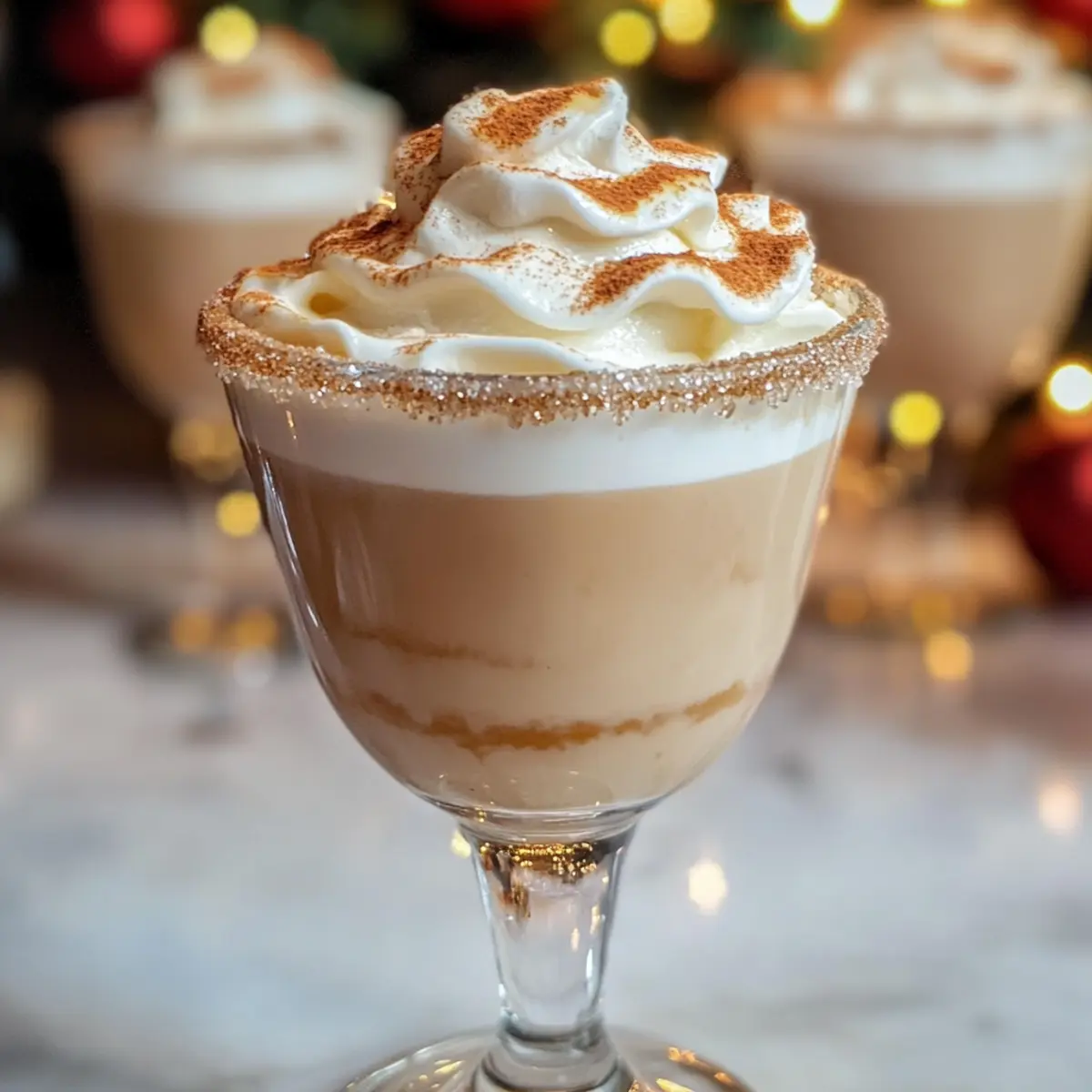 Lebkuchen Eierlikör Cocktail für festliche Abende