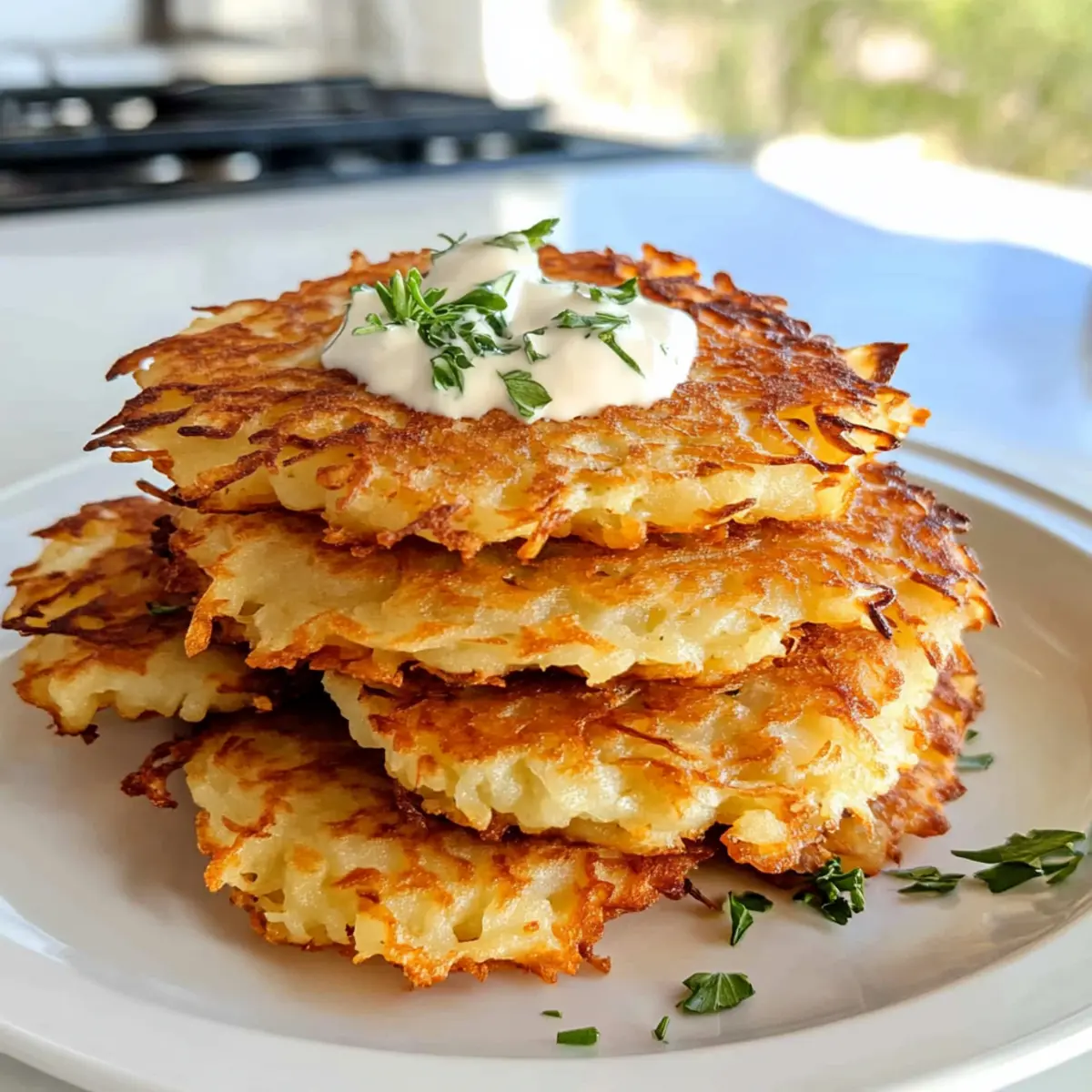 Geriebene Kartoffelpuffer – Schnell und Knusprig lecker