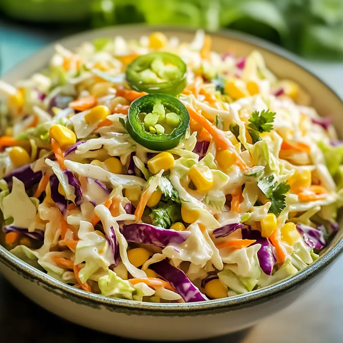 Jalapeño Mais Krautsalat für den perfekten BBQ-Sommer