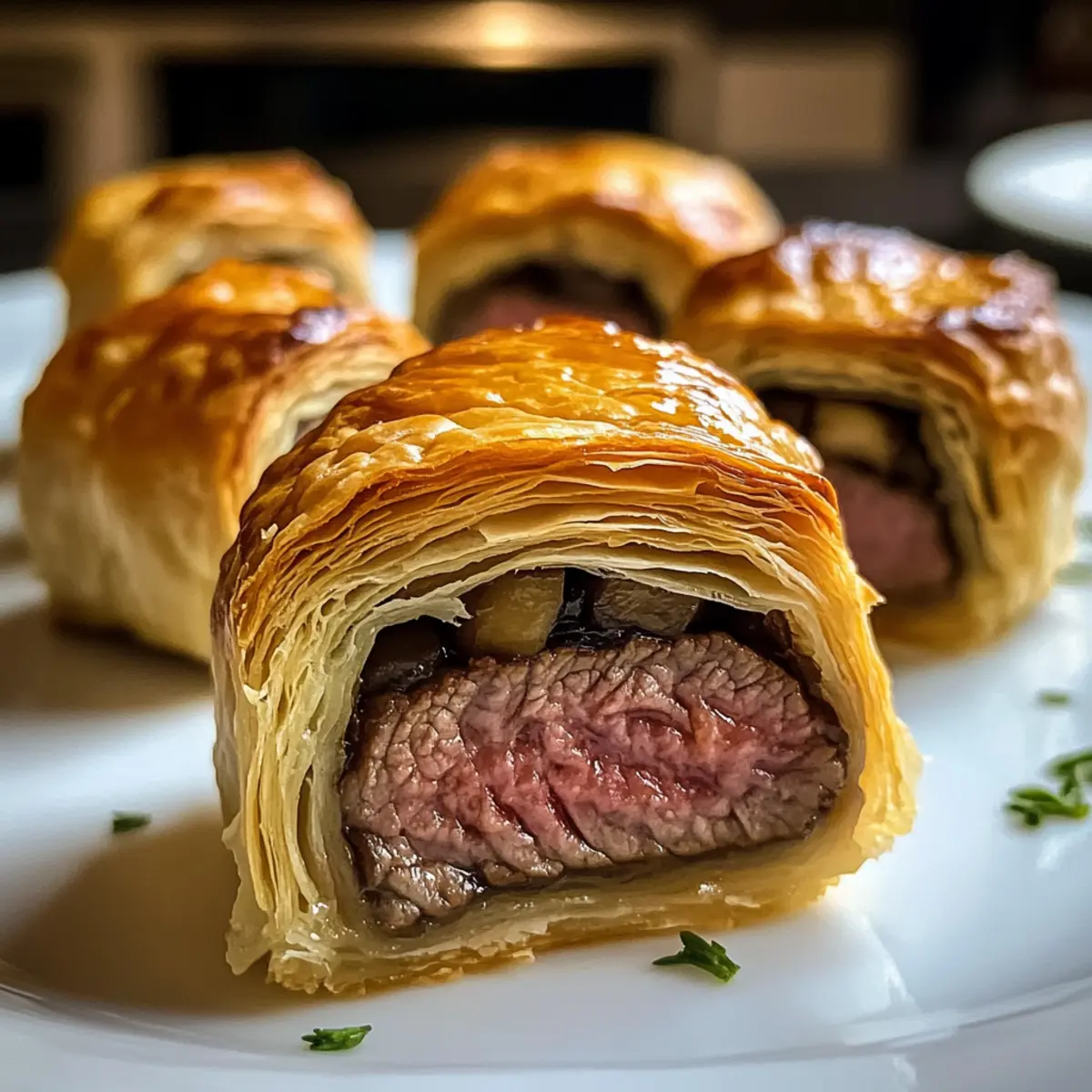 Mini Rinder Wellington Häppchen für besondere Anlässe