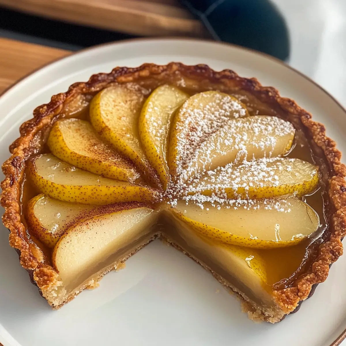Birnen-Mandel-Frangipane-Tarte für besondere Anlässe
