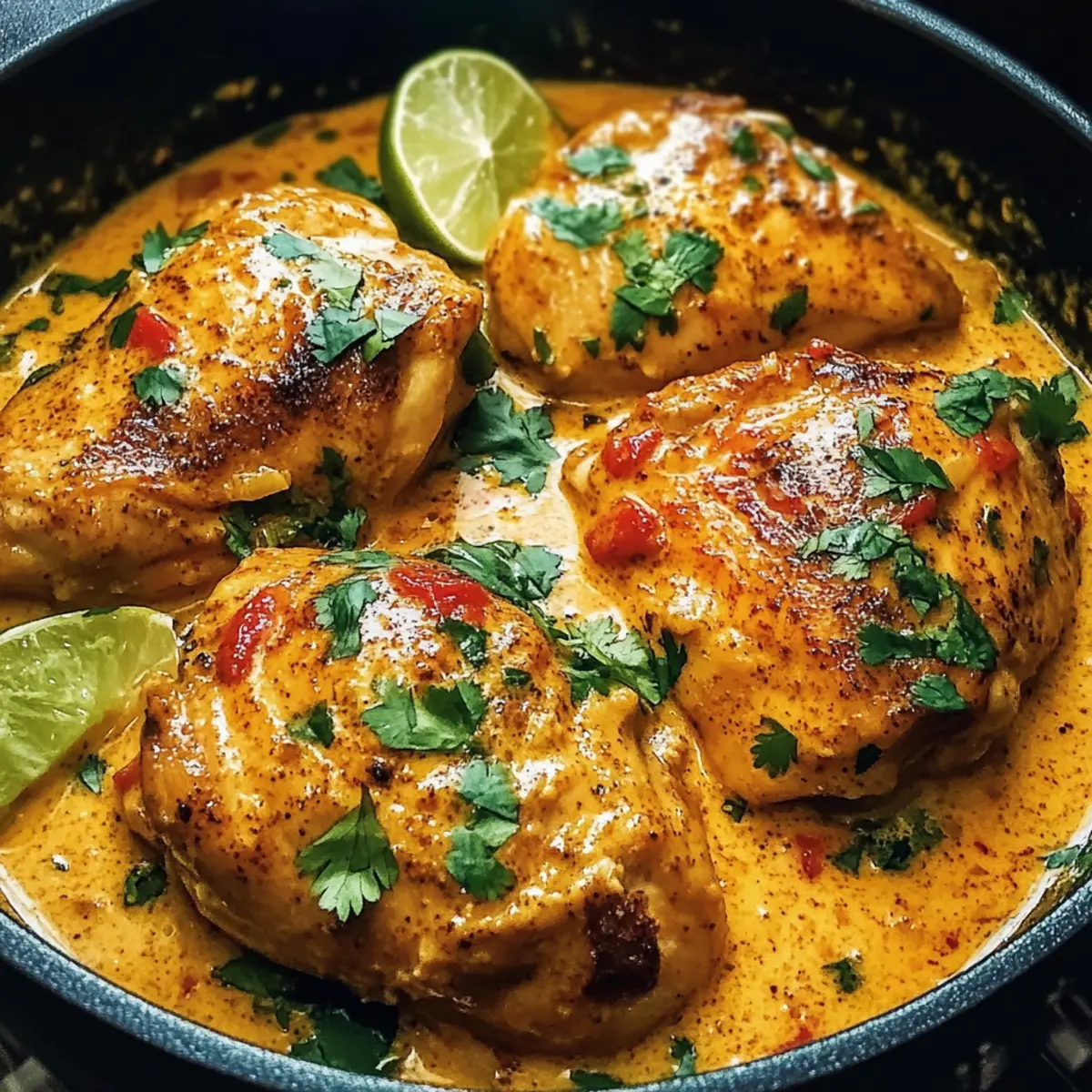 Scharfes brasilianisches Kokosnuss-Hähnchen für jeden Tag